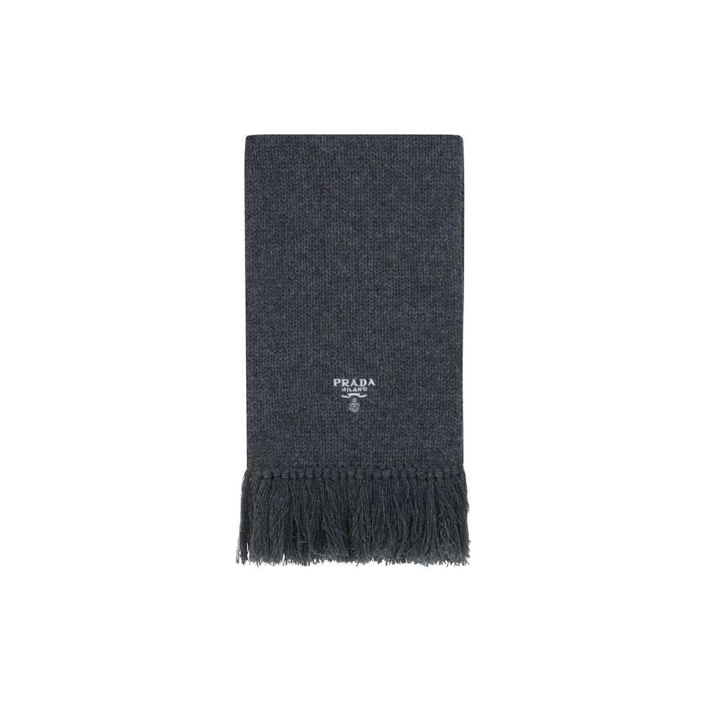 Prada Grauer Kaschmirschal