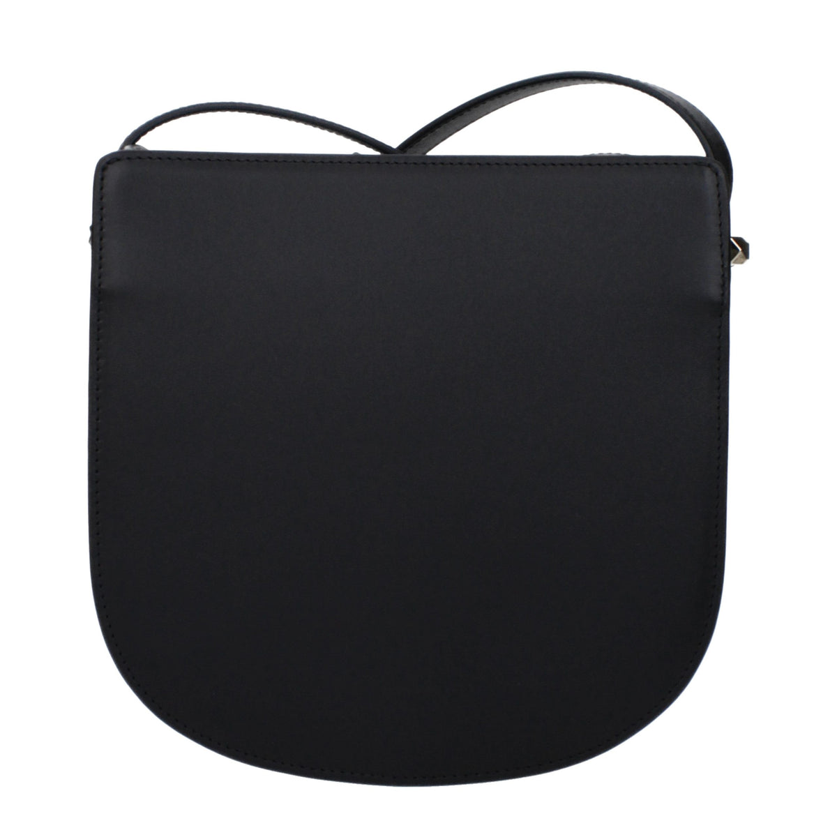 A.P.C. Schwarze Leder Umhängetasche