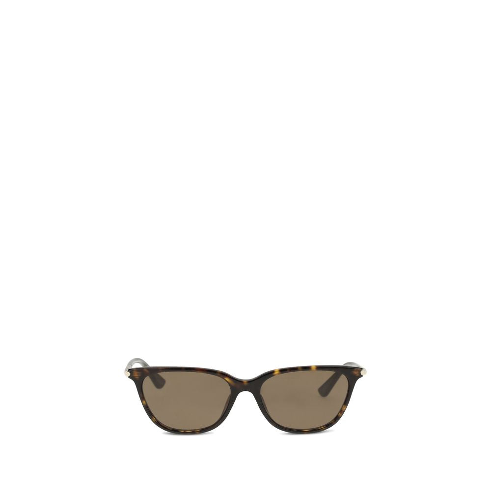 Alexander McQueen Braune Sonnenbrille aus Acetat