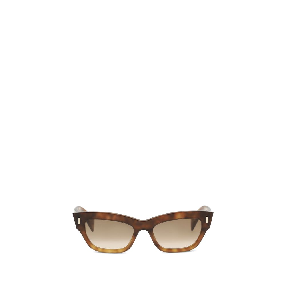 Alexander McQueen Braune Sonnenbrille aus Acetat