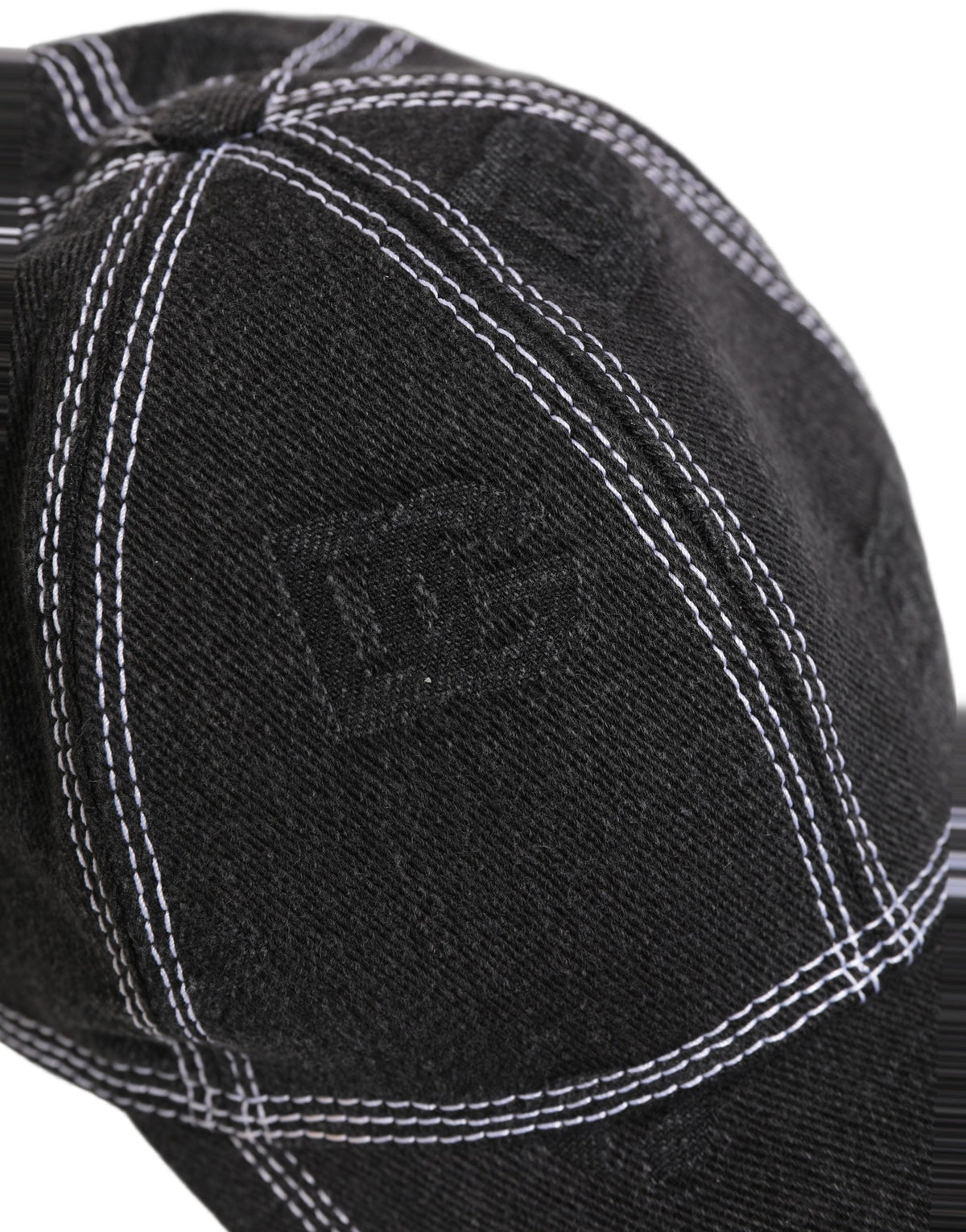 Dolce & Gabbana Herren Schwarze Baumwoll 6-Panel Baseball Cap