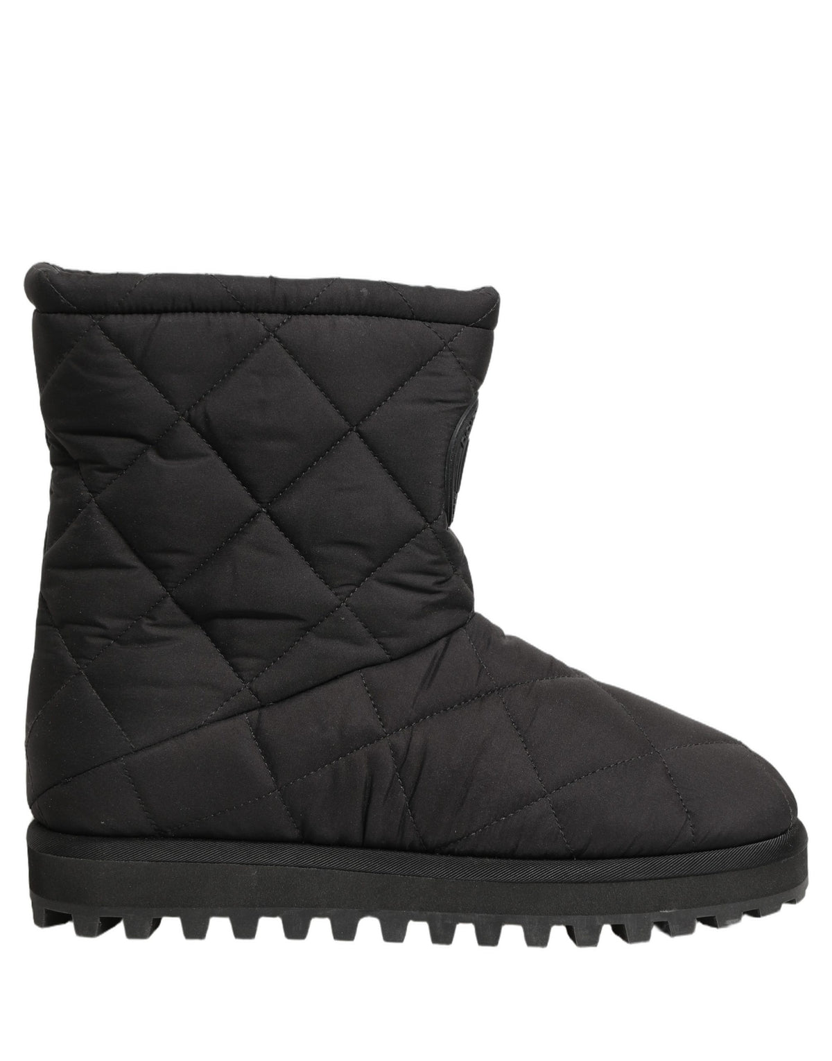 Dolce & Gabbana Schwarze Stiefeletten mit Stepp-Effekt