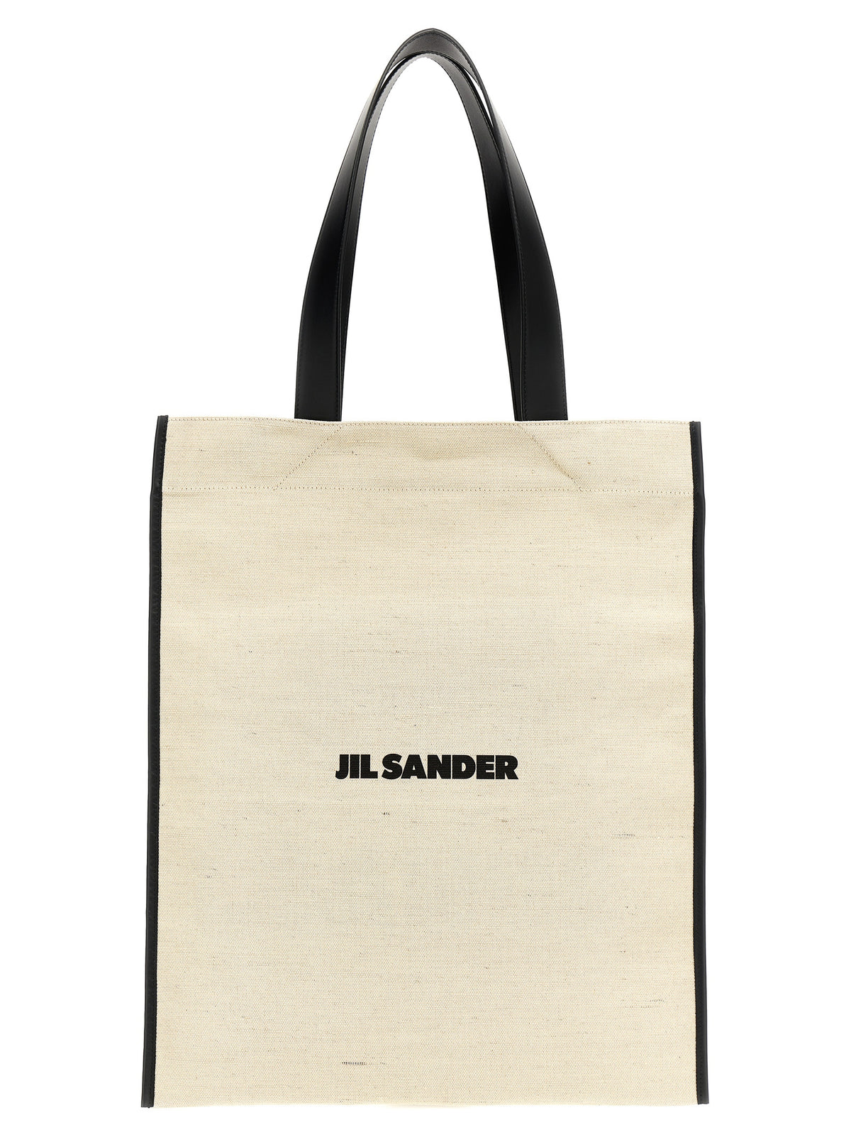 Jil Sander Zweifarbige Baumwolltasche
