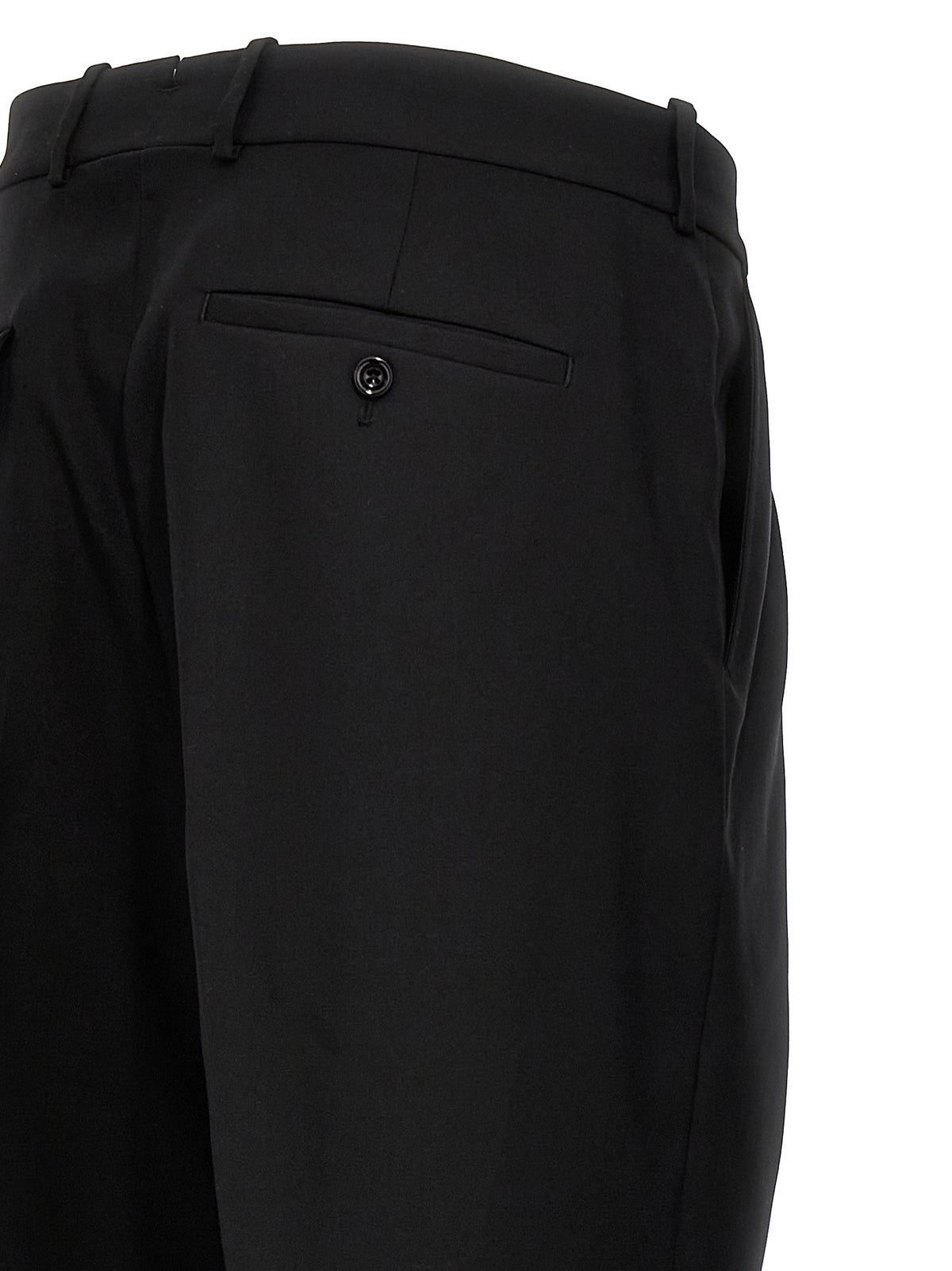 Alexander McQueen Schwarze Wollhose