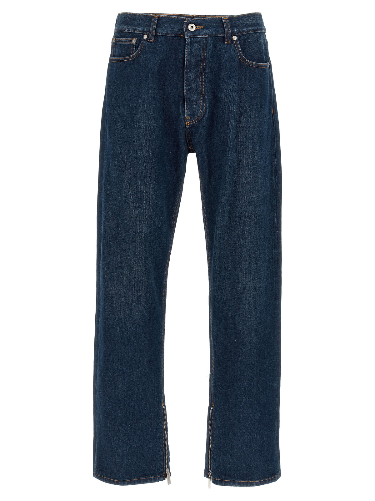 Off-White Blaue Baumwolljeans Denim
