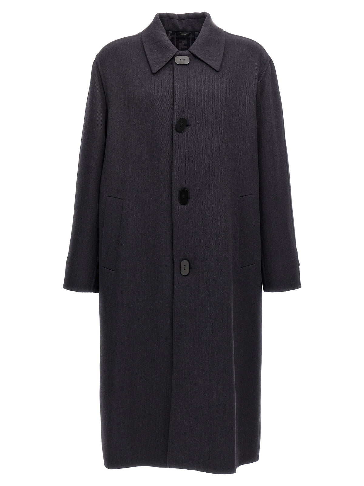 Fendi Blauer Sakko aus reiner Schurwolle