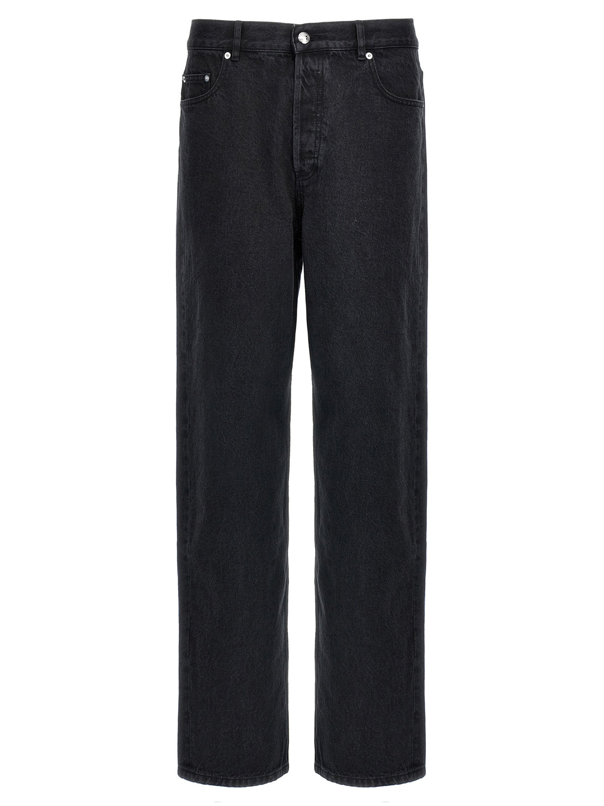 A.P.C. Schwarze Baumwoll-Jeans mit geradem Bein