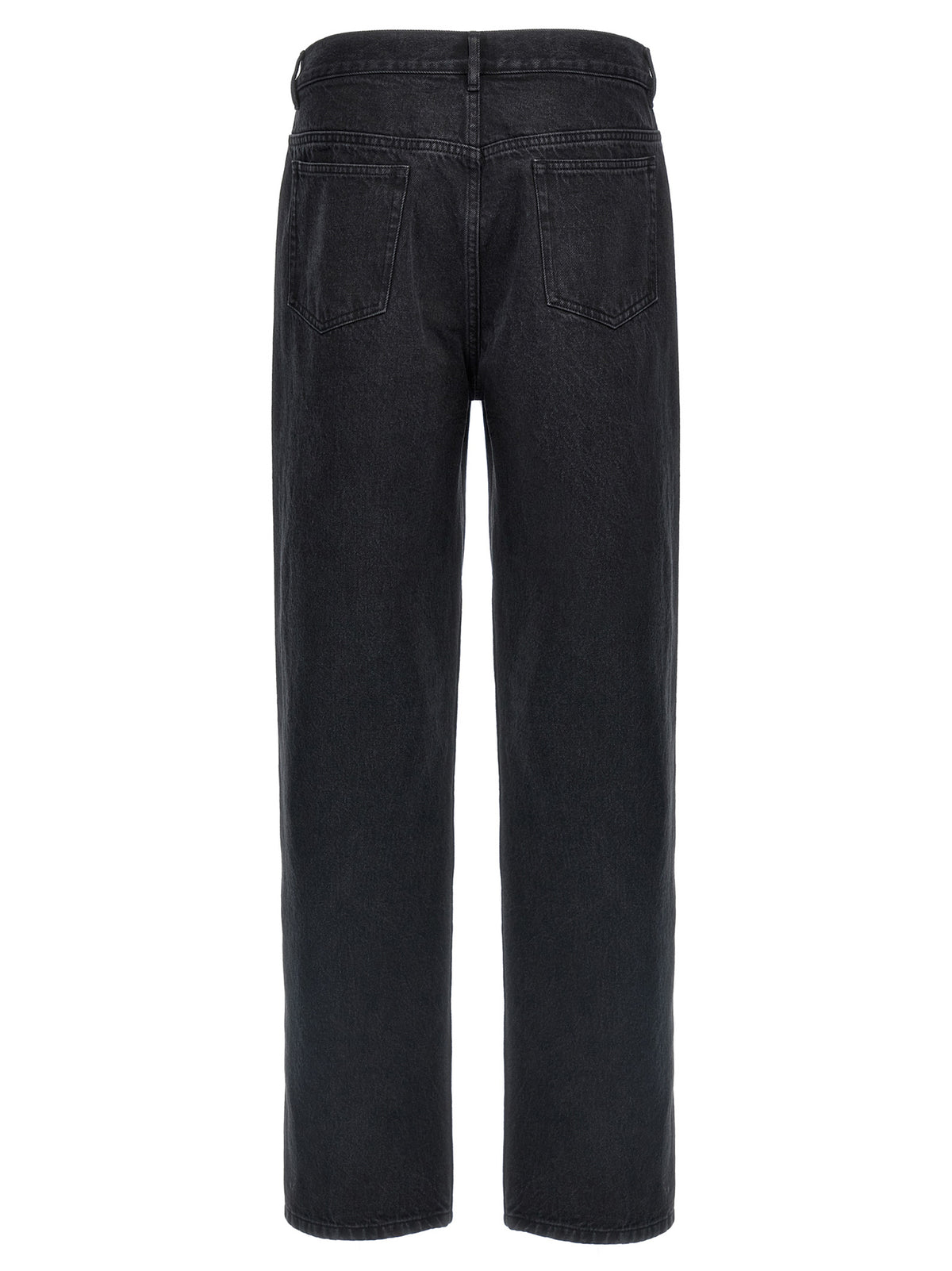 A.P.C. Schwarze Baumwoll-Jeans mit geradem Bein