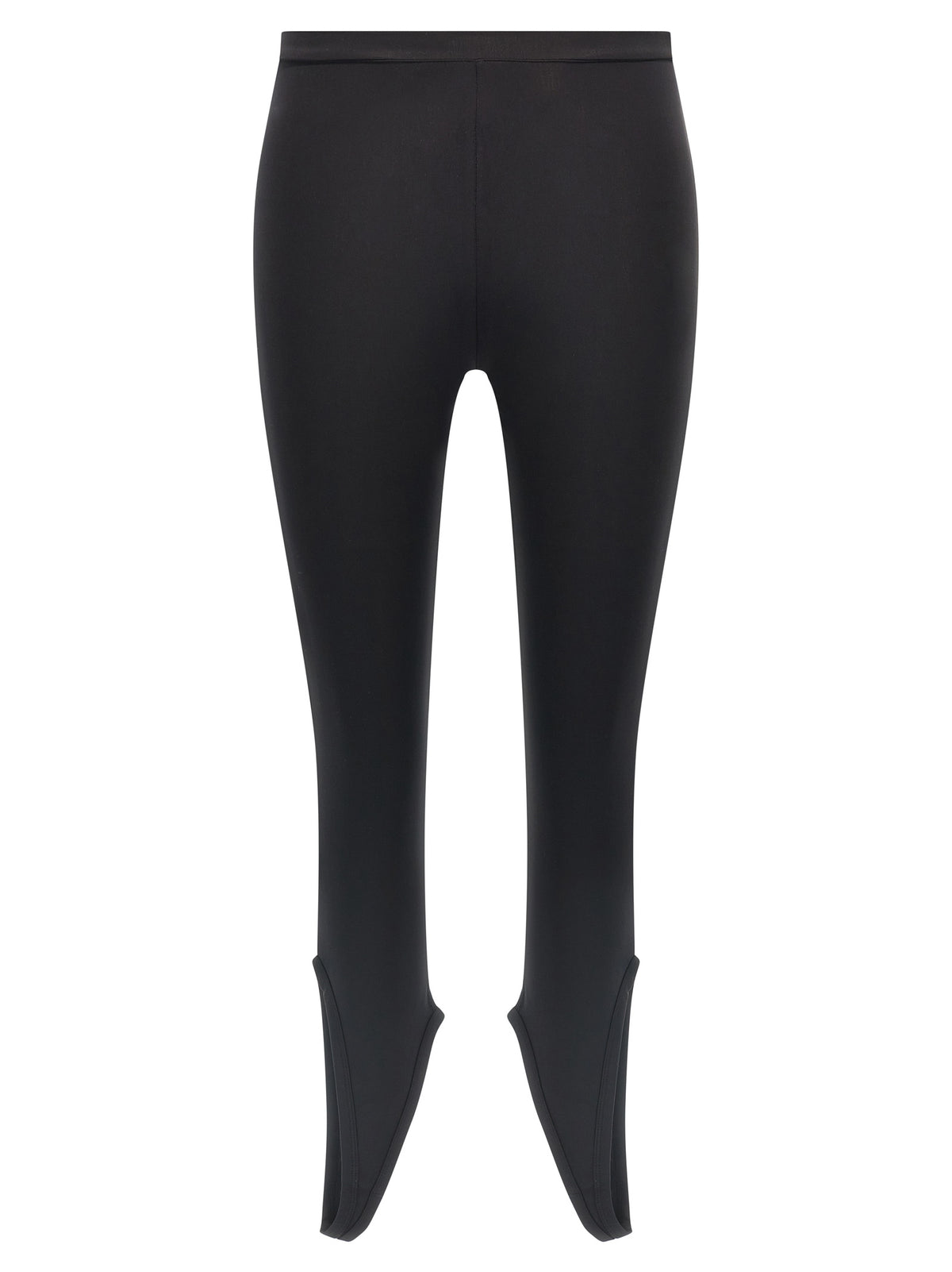 Courrèges Schwarze Polyamid-Leggings