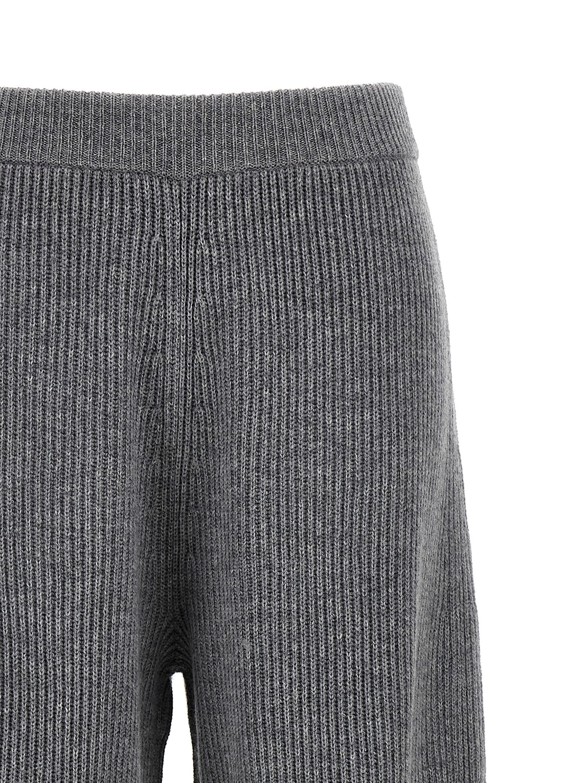 Sportmax Graue Woll-Freizeithose