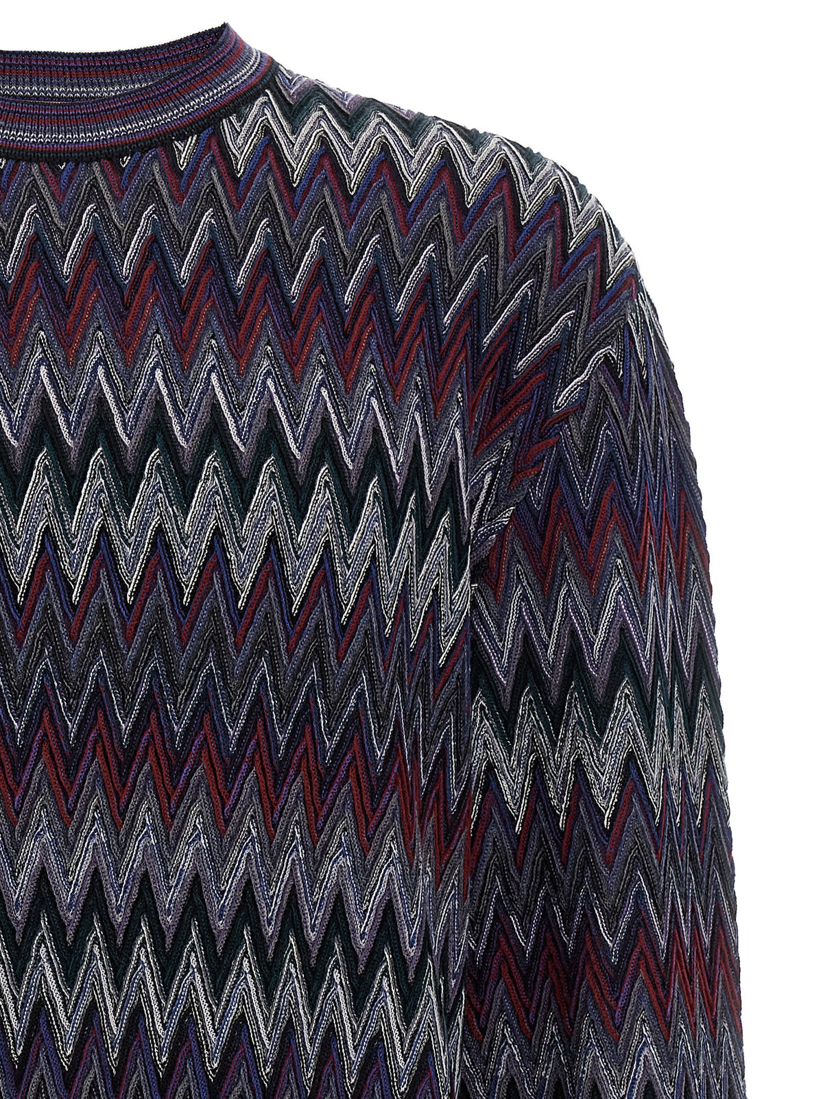 Missoni Blauer Wollcardigan
