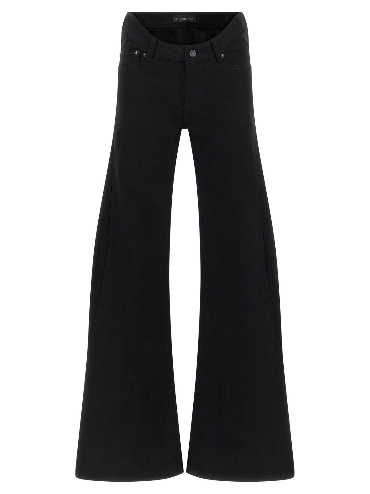 Balenciaga Schwarze Baumwoll-Schlagjeans