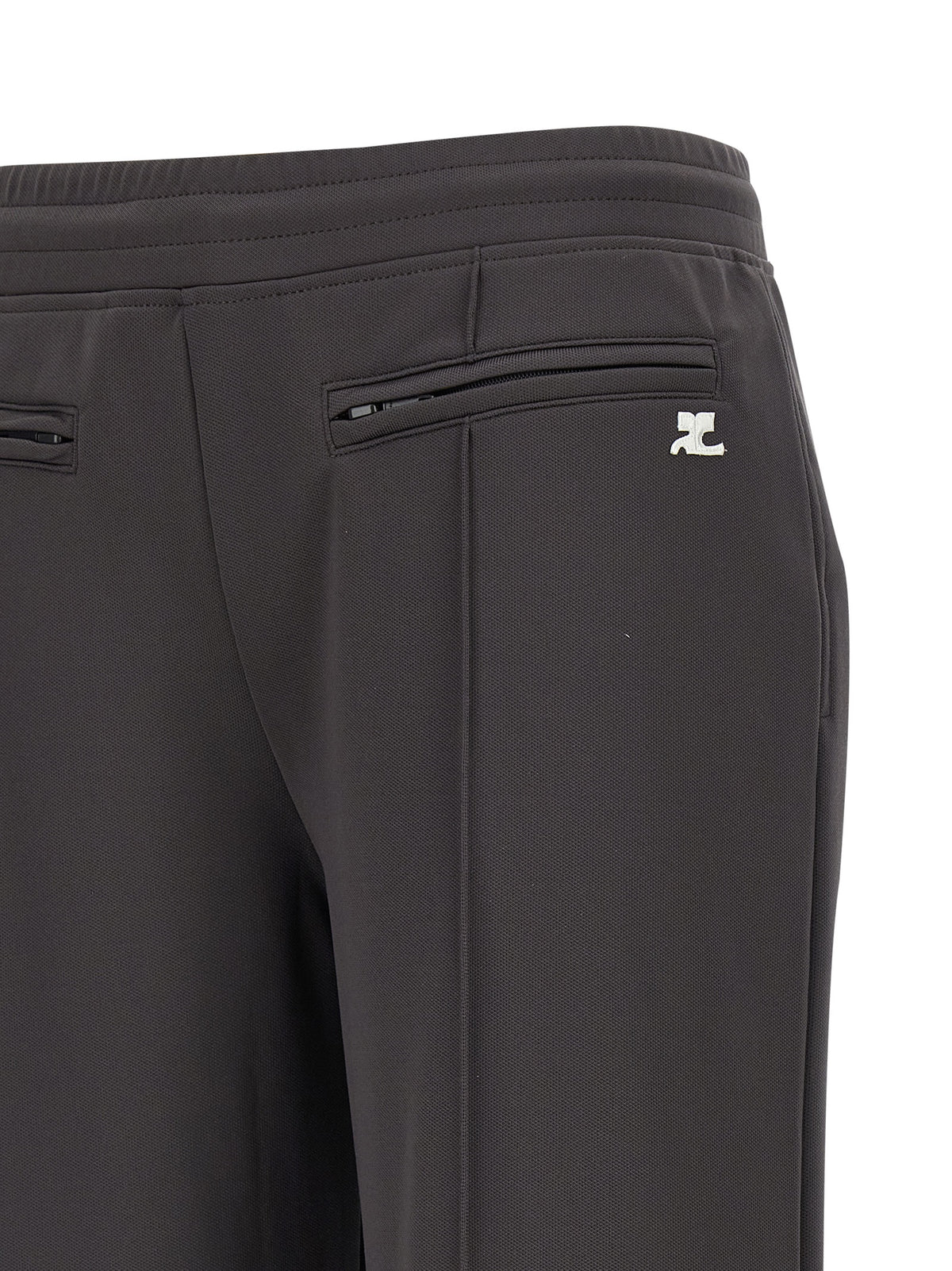 Courrèges Graue Jogginghose aus Polyester (Trainingshose)