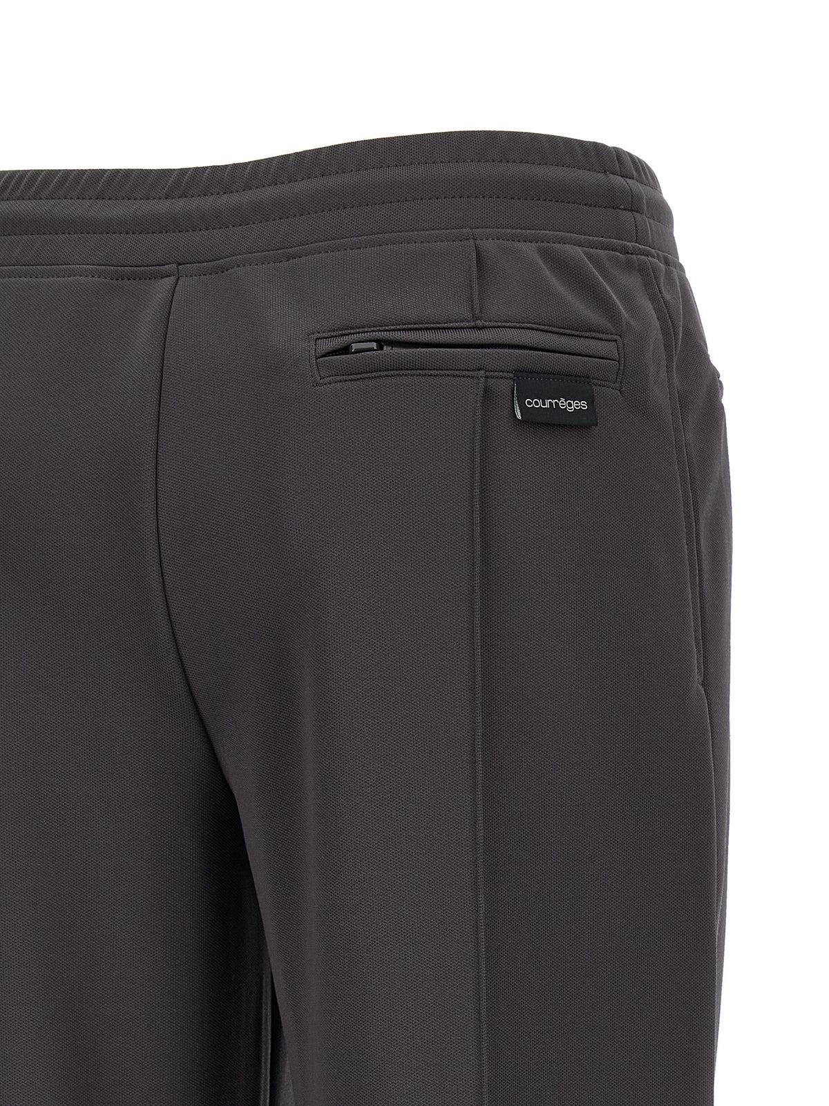 Courrèges Graue Jogginghose aus Polyester (Trainingshose)