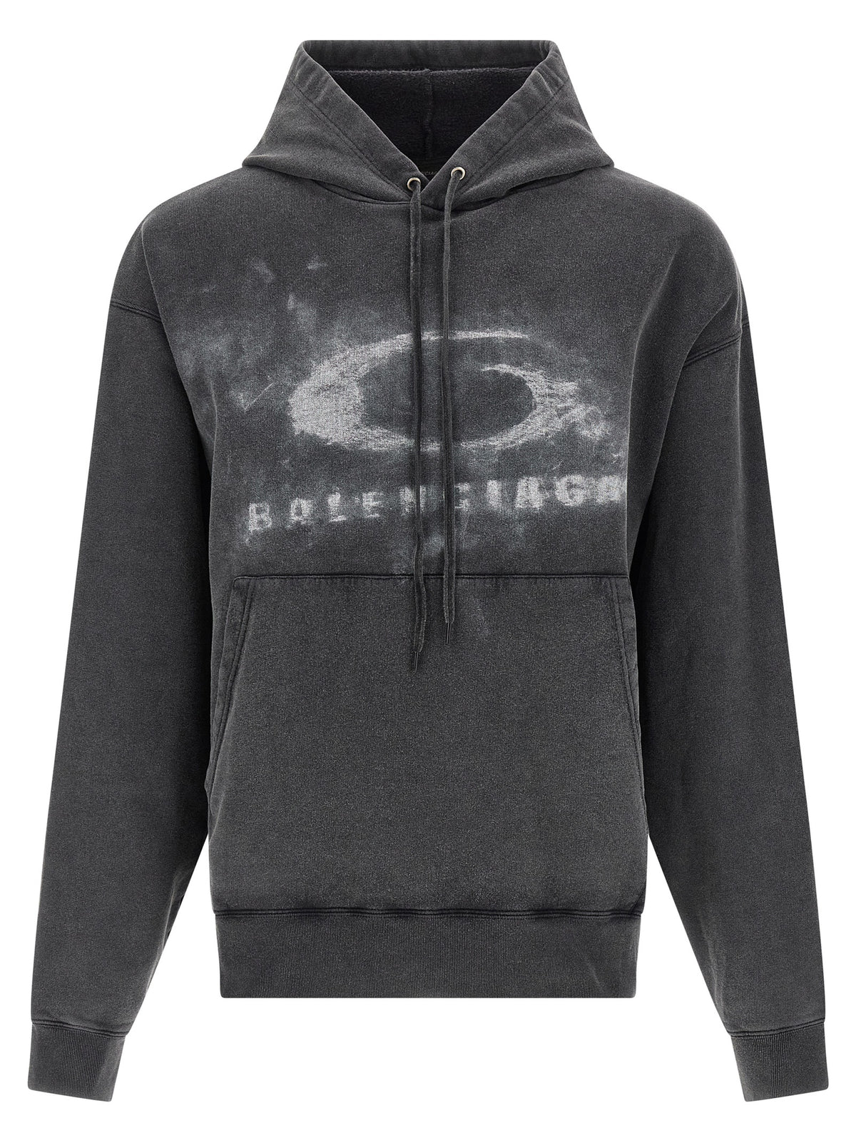 Balenciaga Zweifarbiger Baumwollpullover