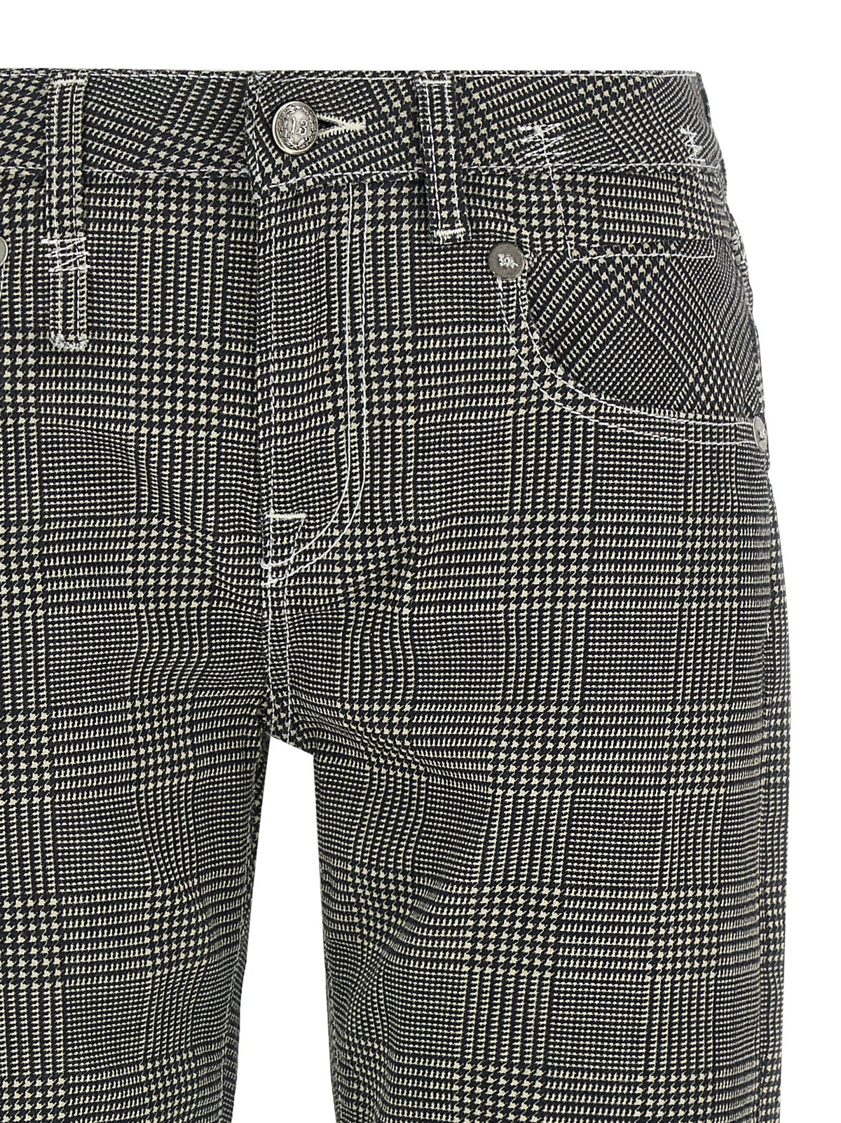 R13 Zweifarbige Baumwoll-Freizeithose