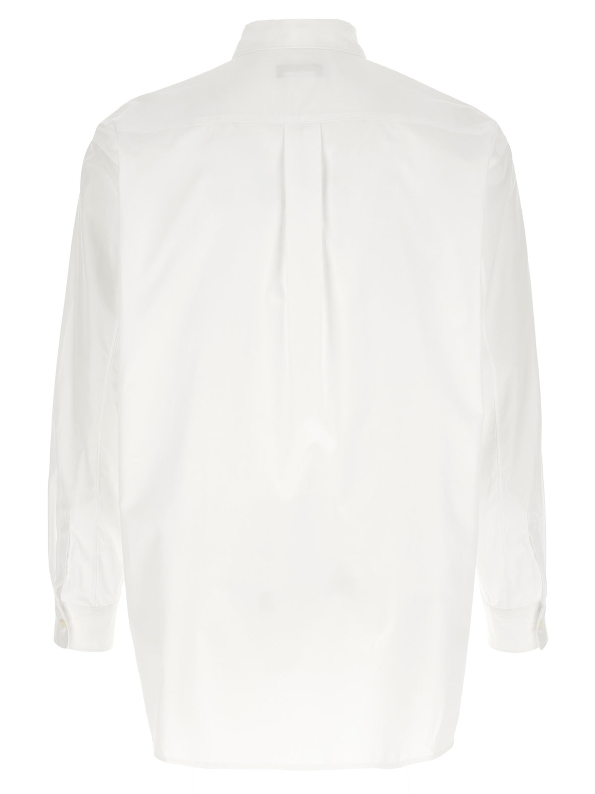 Comme Des Garçons Weiße Baumwollbluse