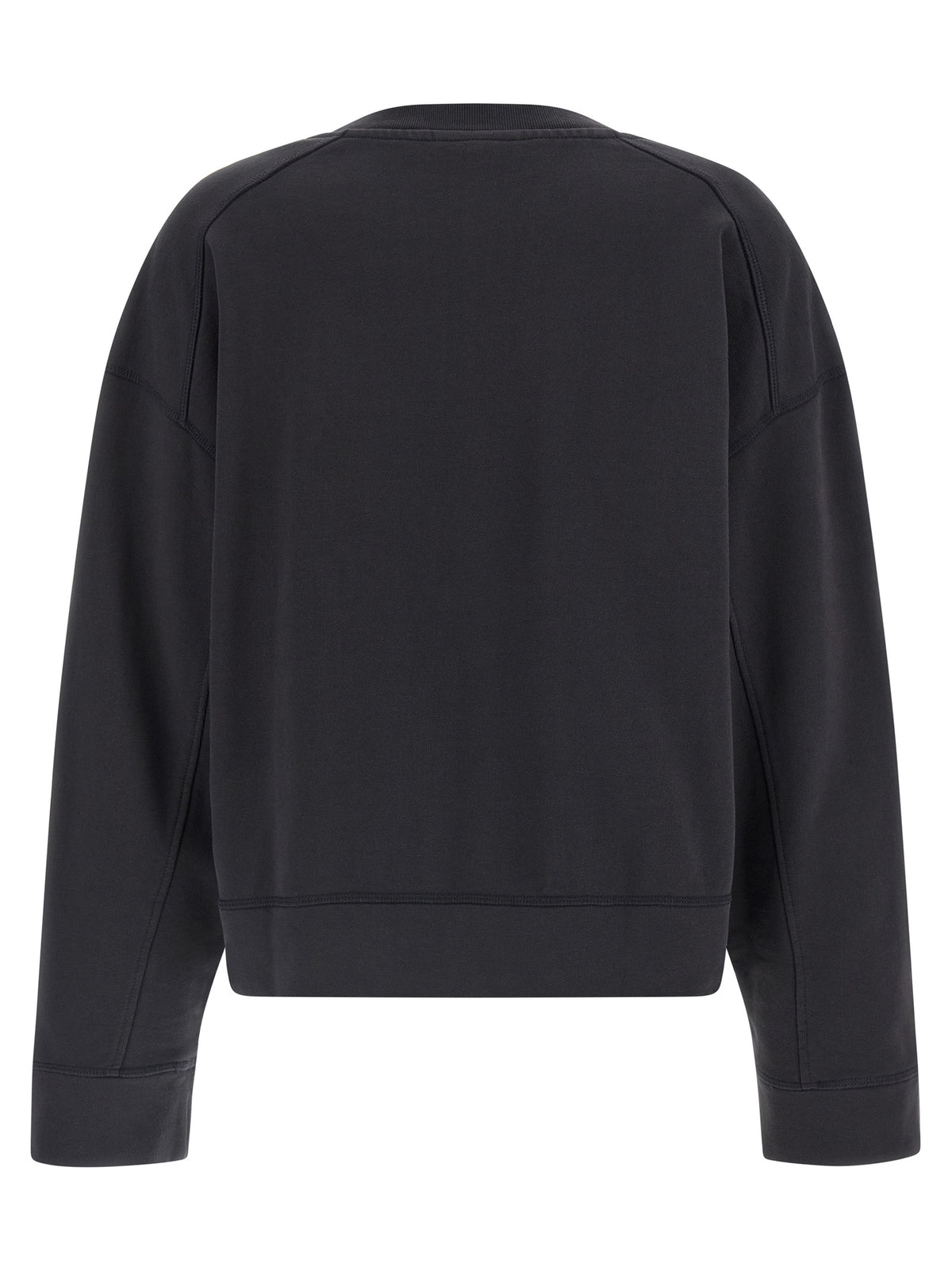 Ganni Schwarzer Bio-Baumwoll-Sweater
