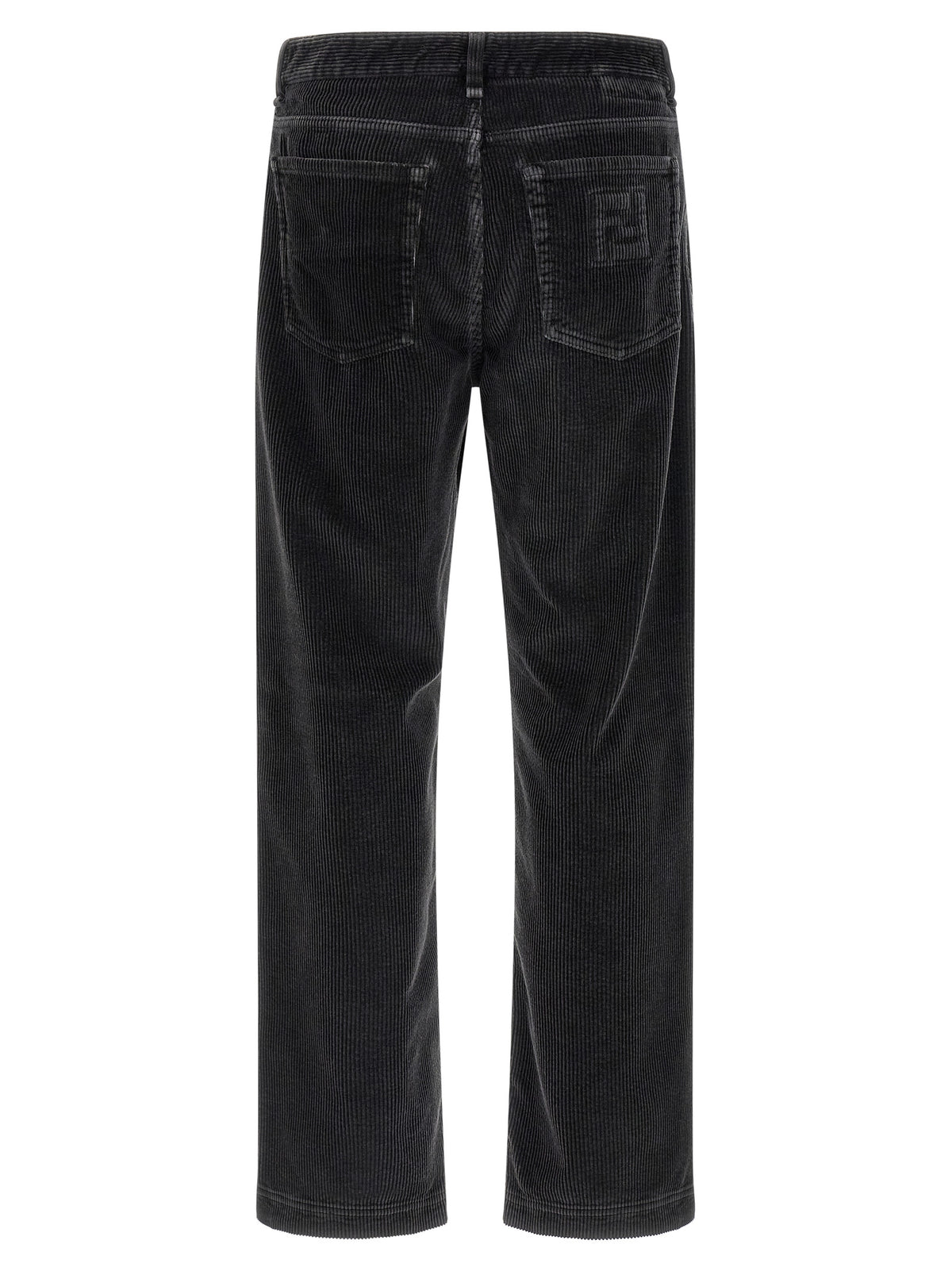 Fendi Graue Baumwoll-Freizeithose