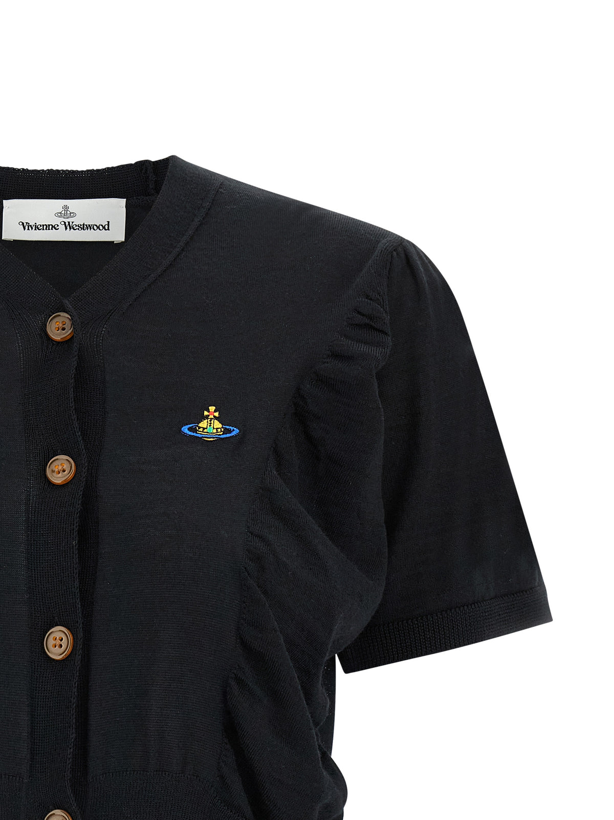 Vivienne Westwood Schwarzer Wollcardigan