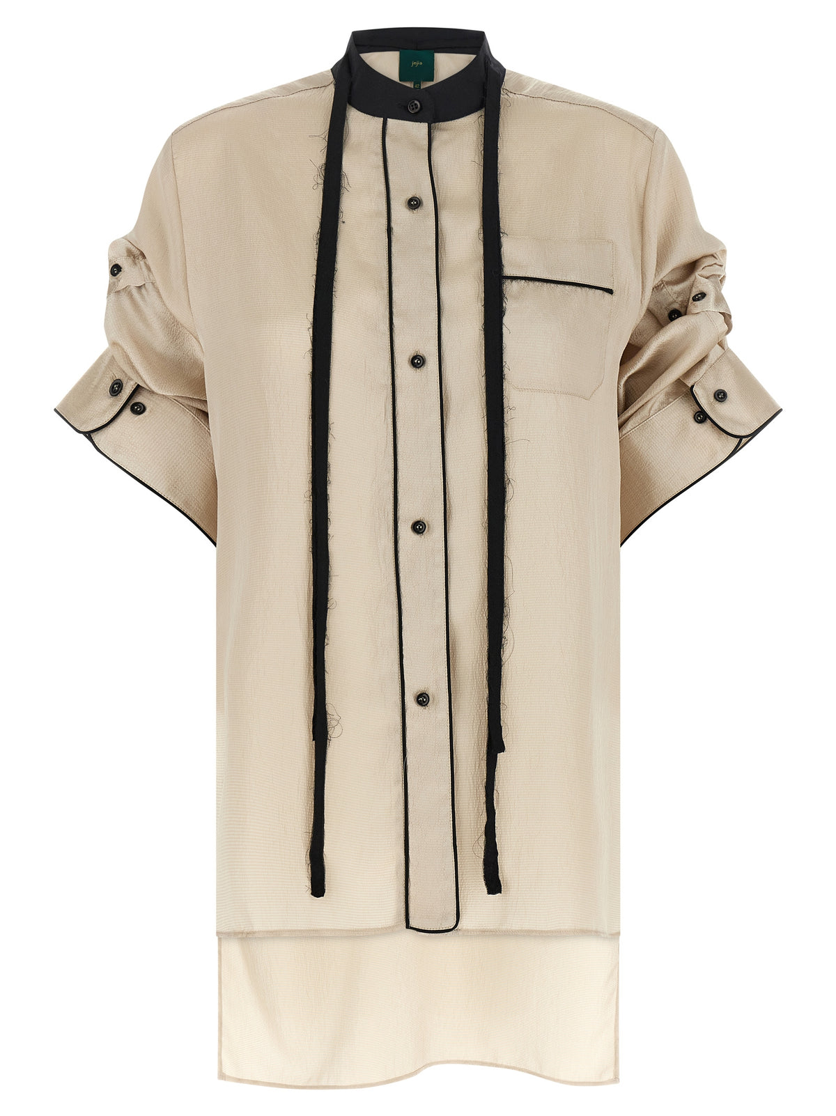 MAISON JEJIA Beige Polyester Bluse