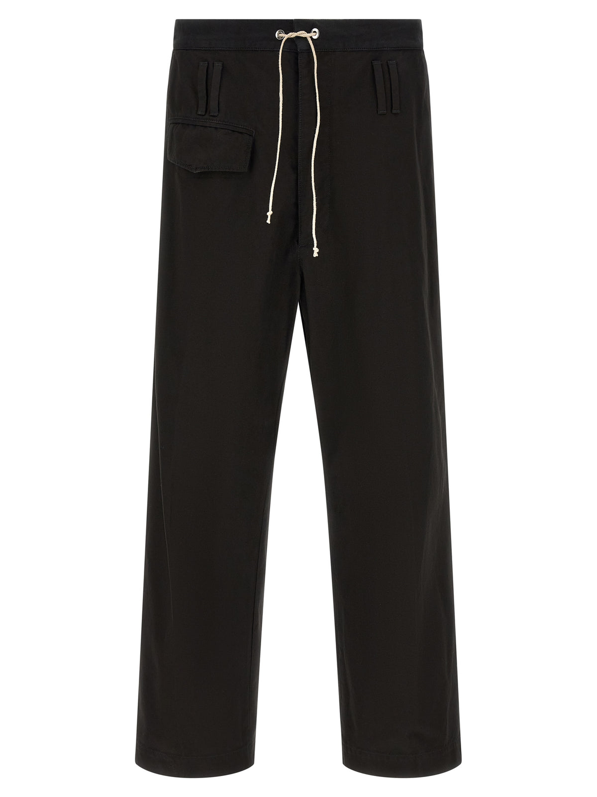 Namacheko Schwarze Baumwoll-Freizeithose