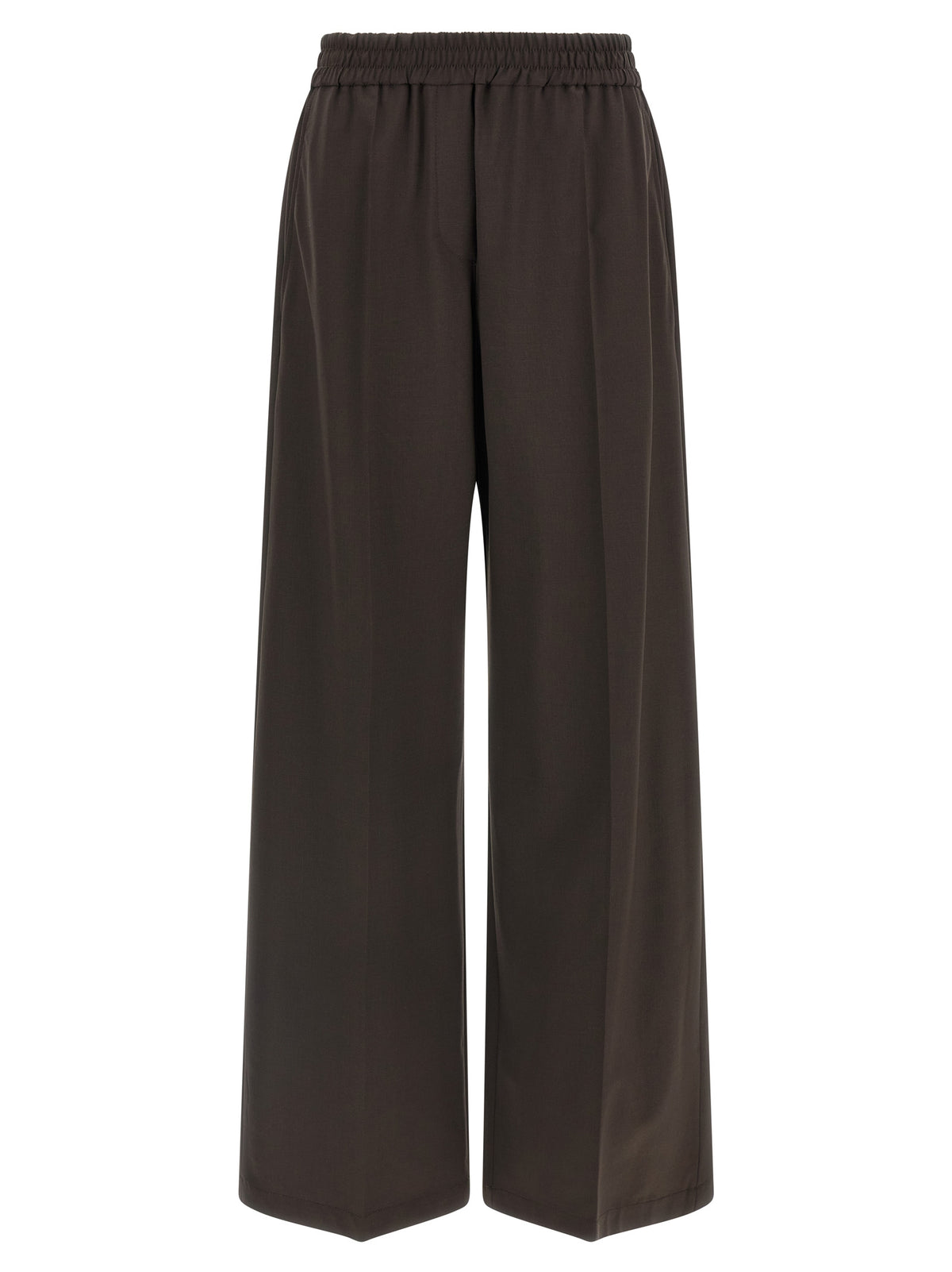 Brunello Cucinelli Braune Hose aus reiner Schurwolle