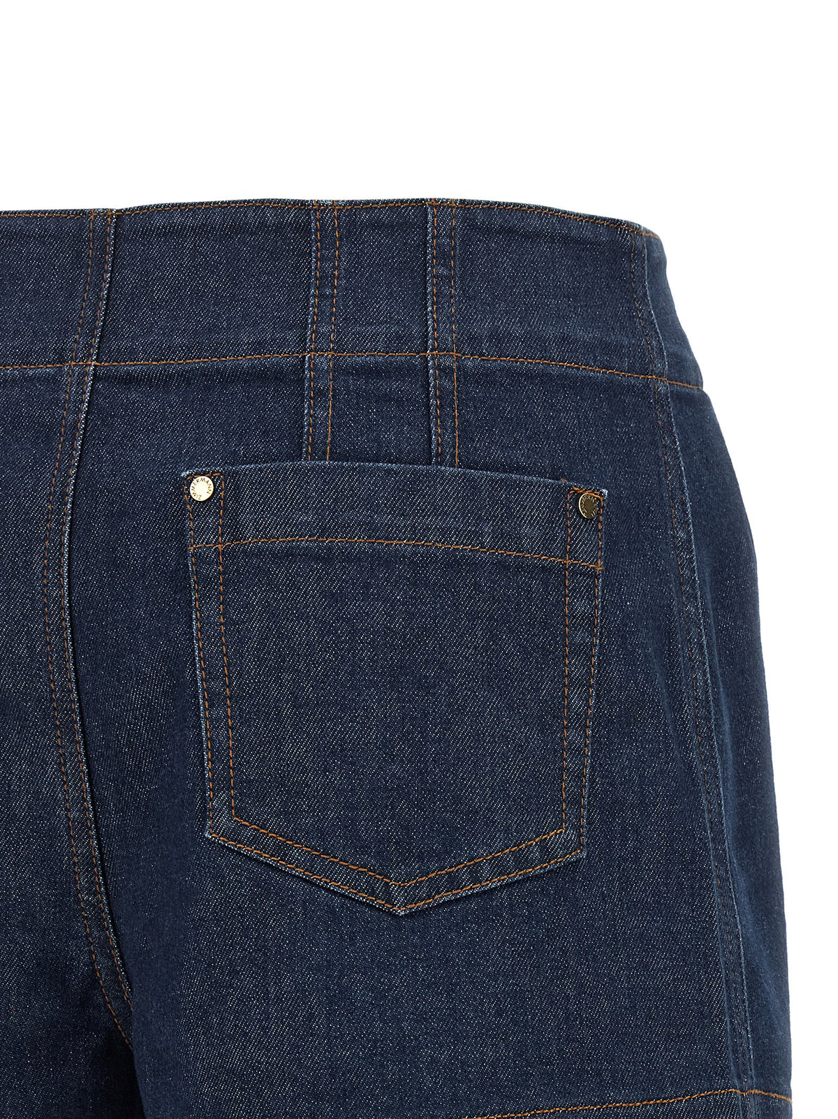 Zimmermann Blaue Baumwoll-Bermudashorts