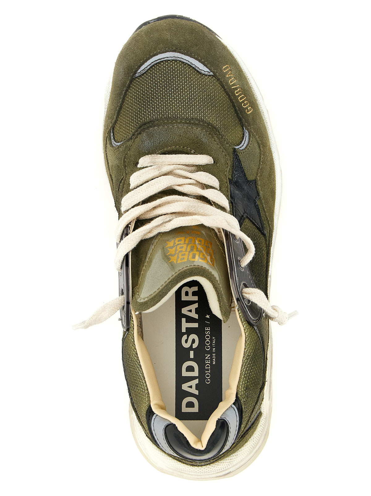 Golden Goose Zweifarbige Leder-Sneaker im Athletic-Stil