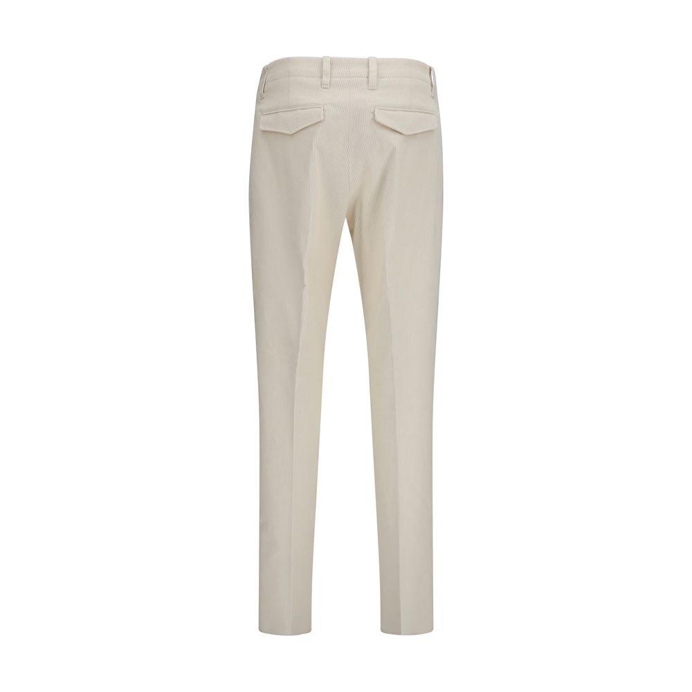 Lardini Beige Viscose Casual Pants