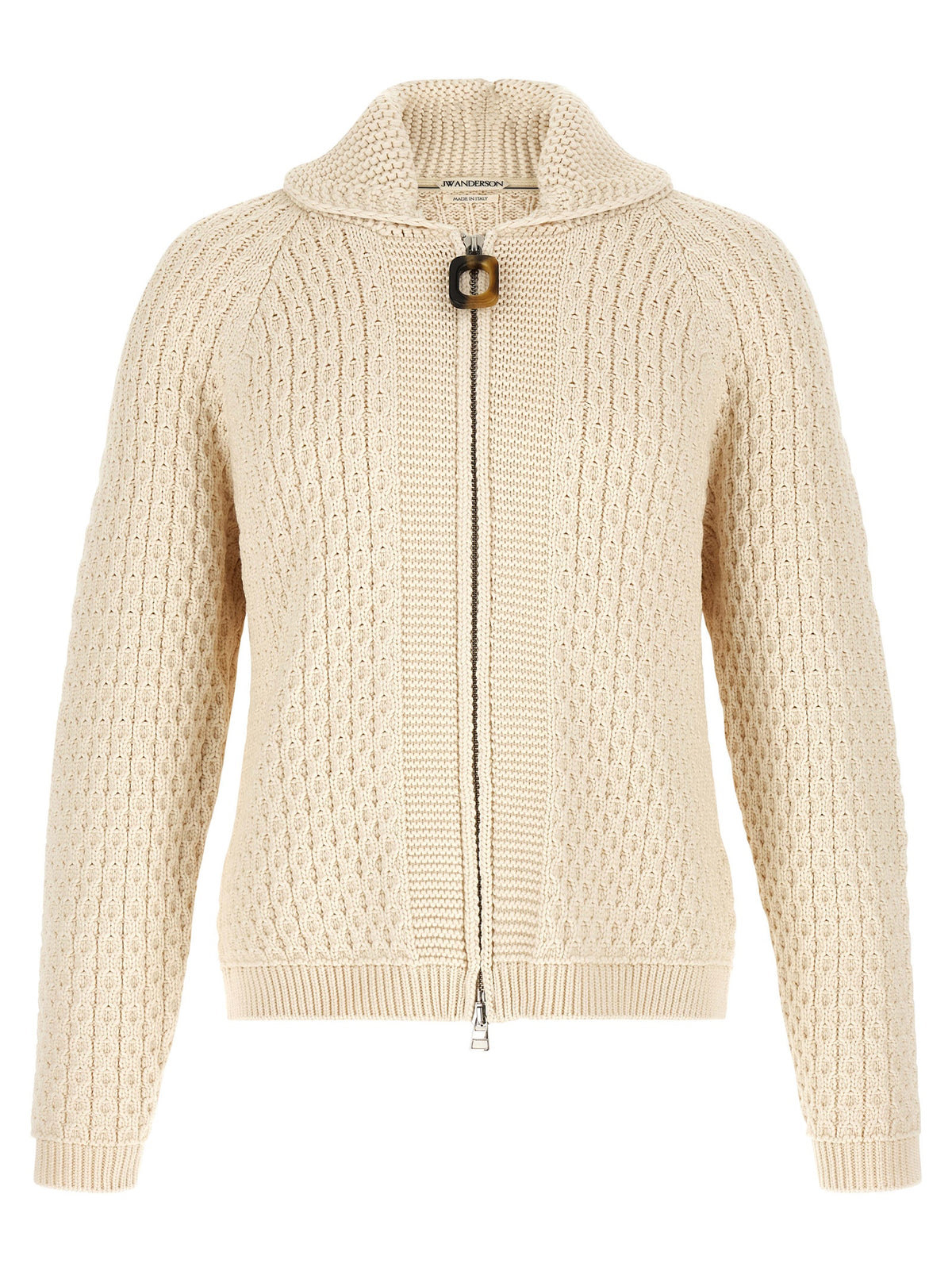 J.W.Anderson Weißer Strickcardigan aus Baumwolle