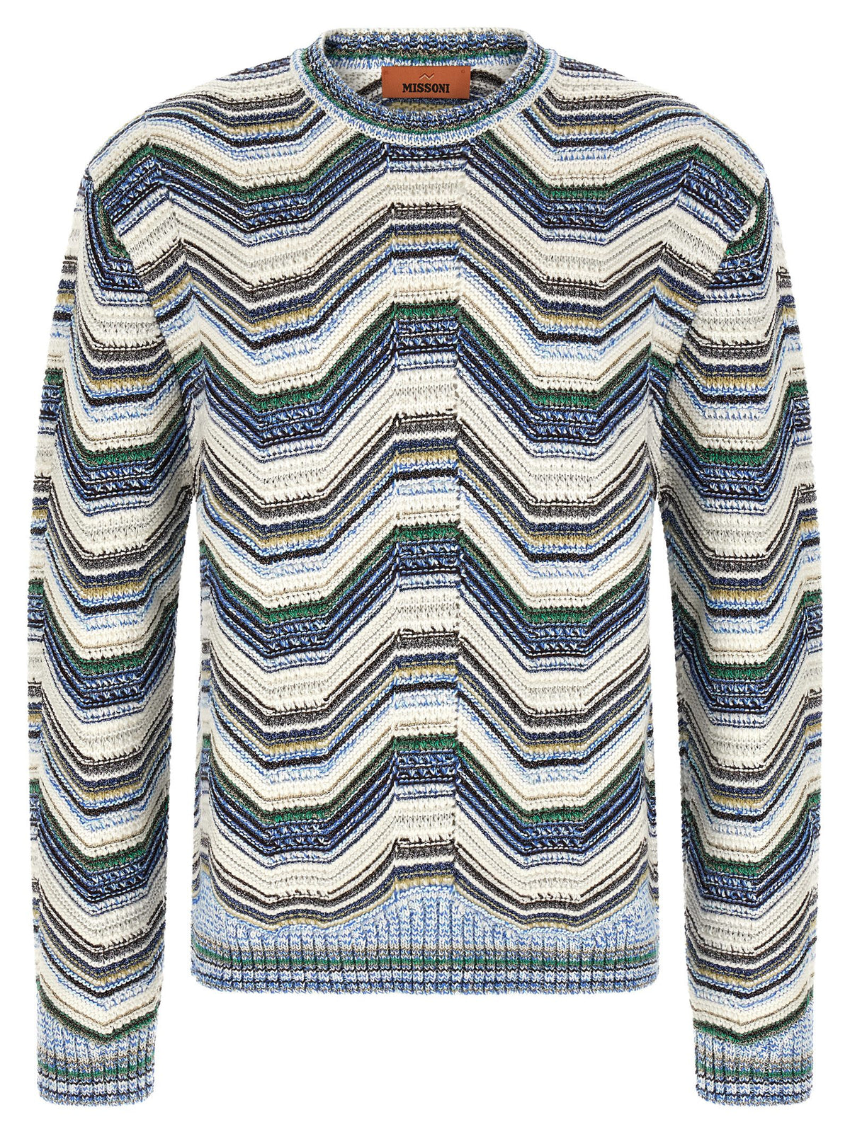 Missoni Mehrfarbige Wollstrickjacke