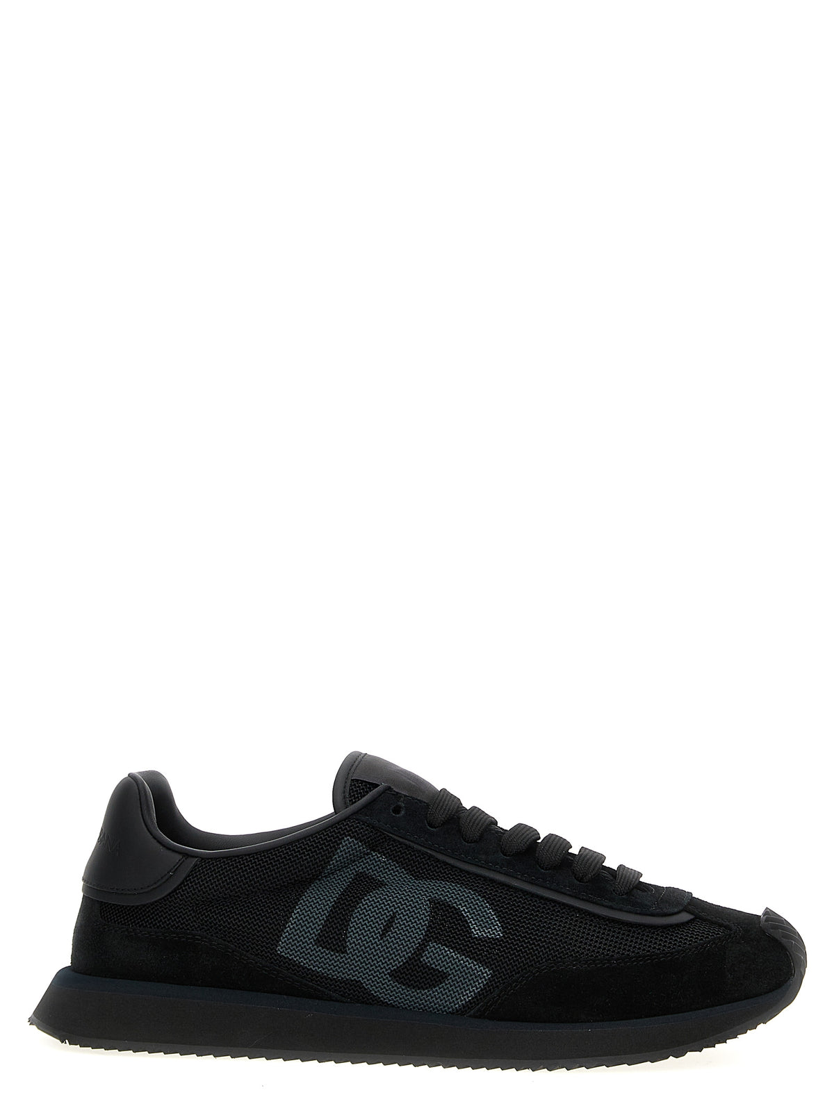 Dolce & Gabbana Schwarze Kalbsleder-Sneaker
