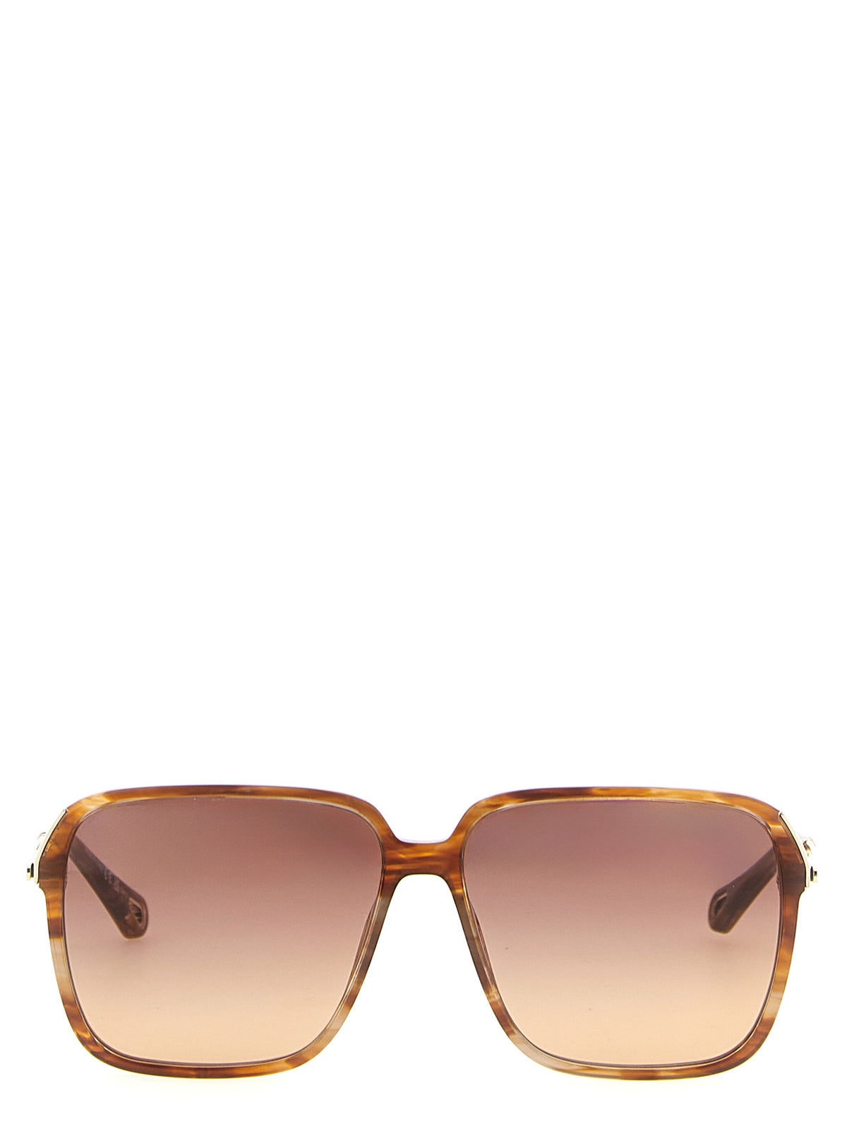 Chloé Braune Sonnenbrille aus Acetat