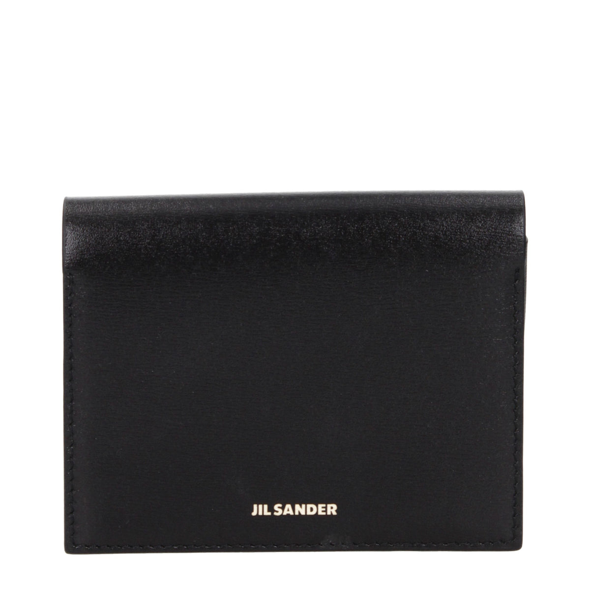 Jil Sander Schwarzer Kartenhalter aus Leder