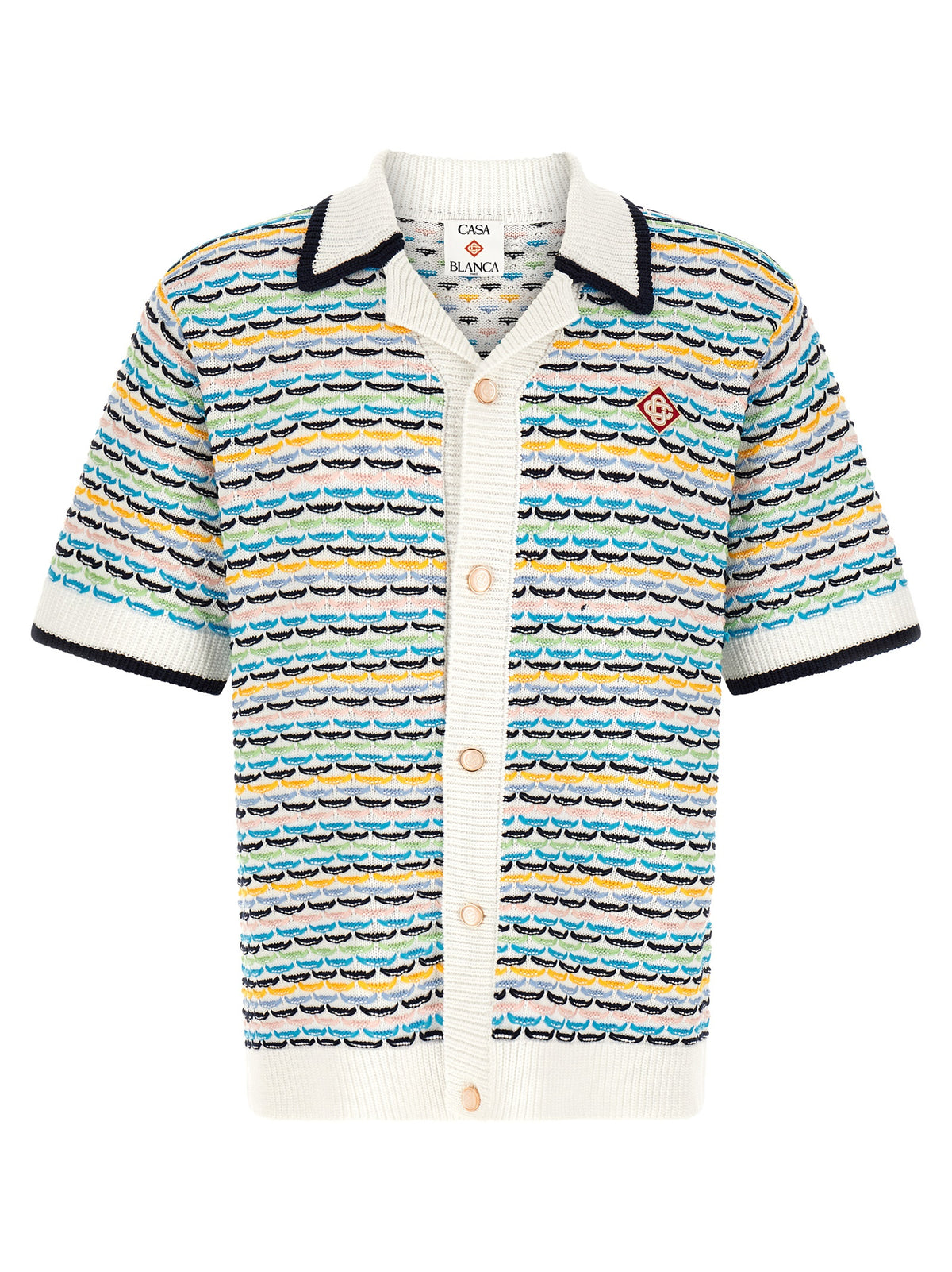 Casablanca Mehrfarbige Baumwollbluse