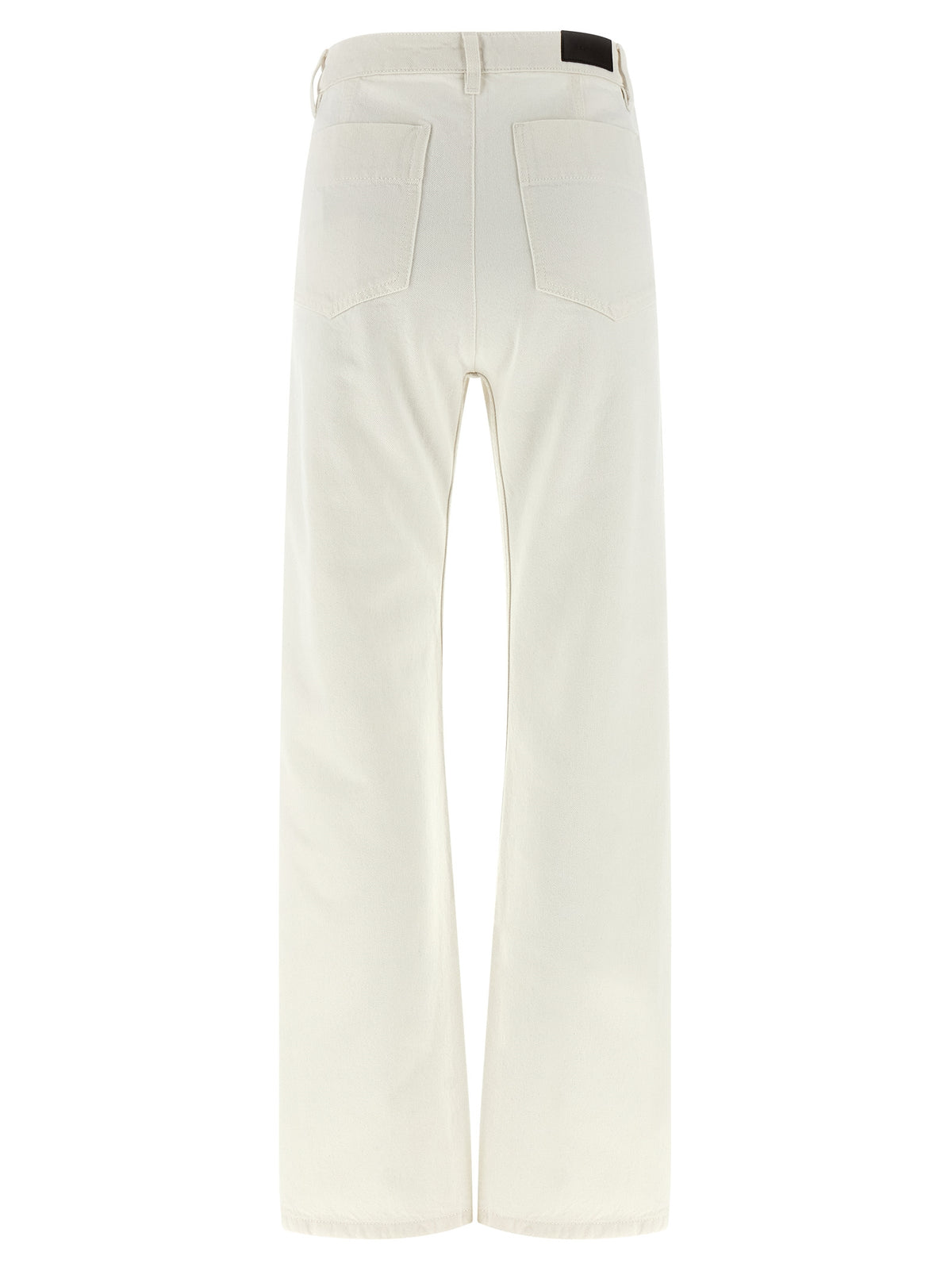 Lemaire Weiße High-Waist-Jeans aus Baumwolle