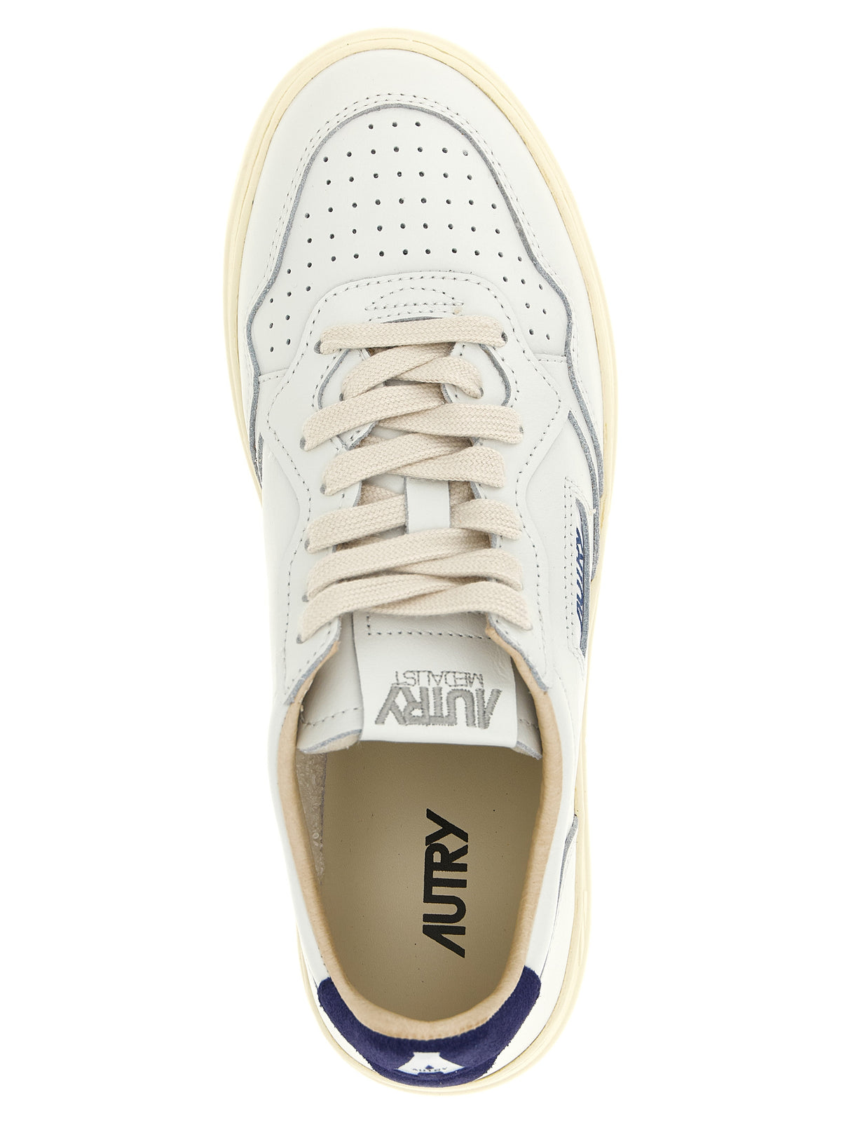 Autry Blaue Sneaker aus Rindsleder im Athletic-Look