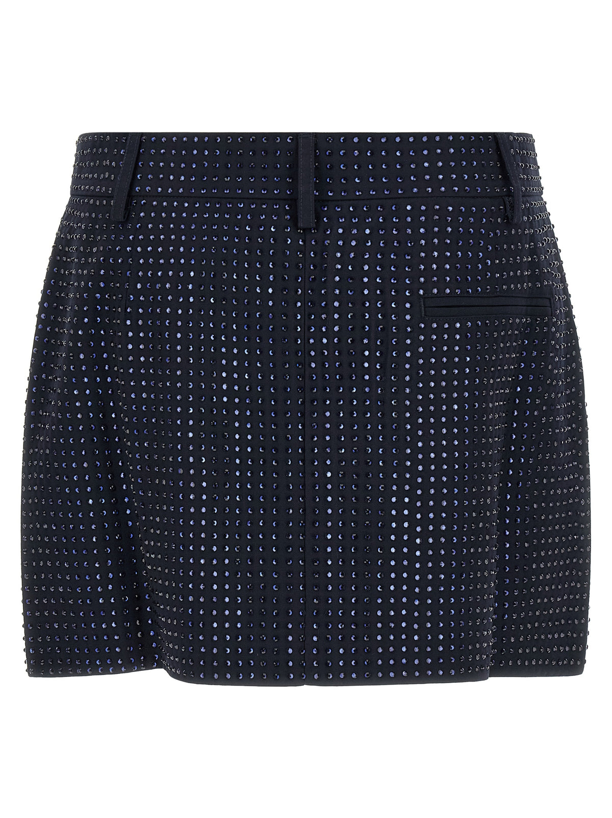 PINKO Langer Rock aus blauem Polyester