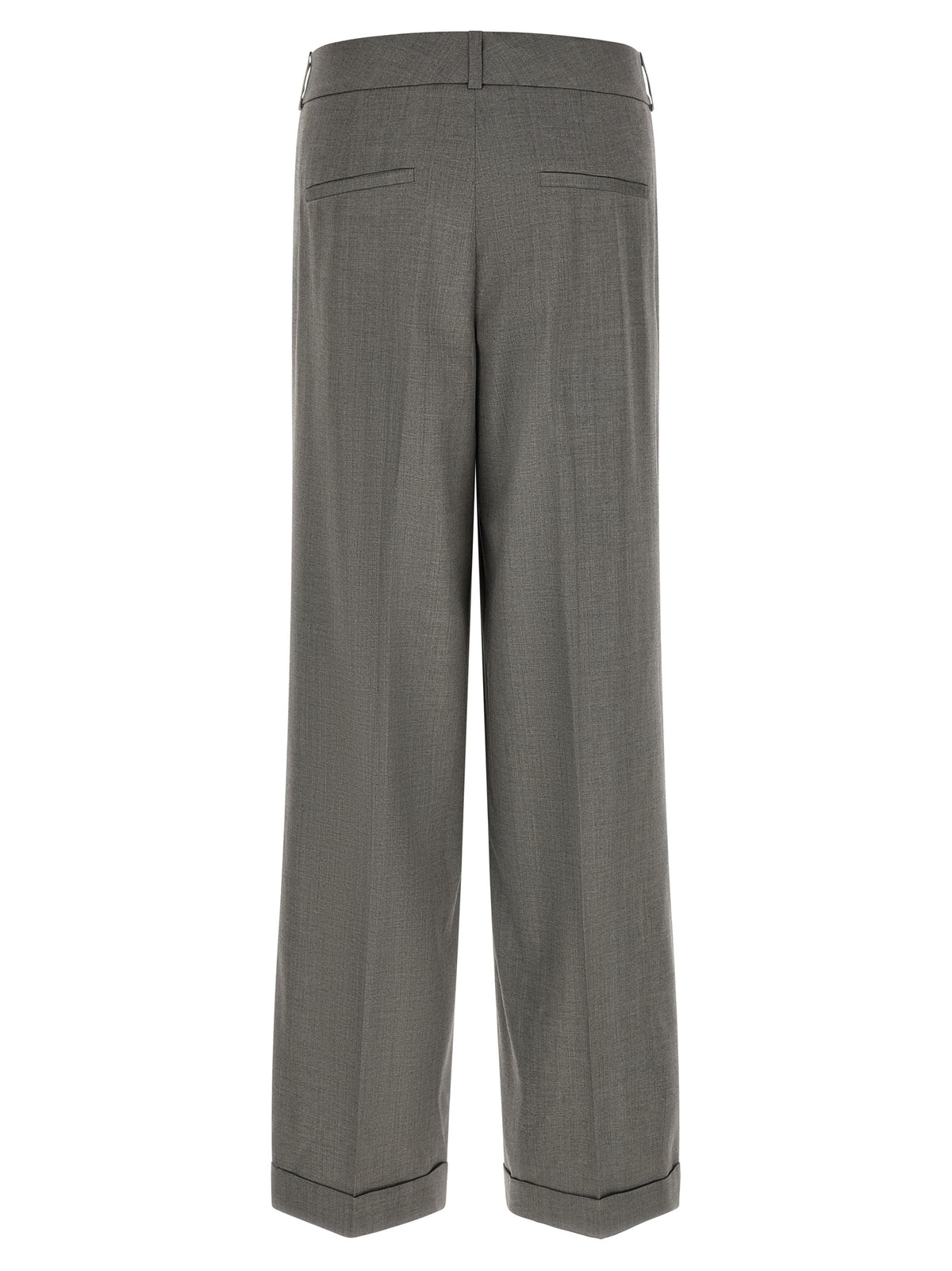Peserico Graue Hose aus reiner Schurwolle