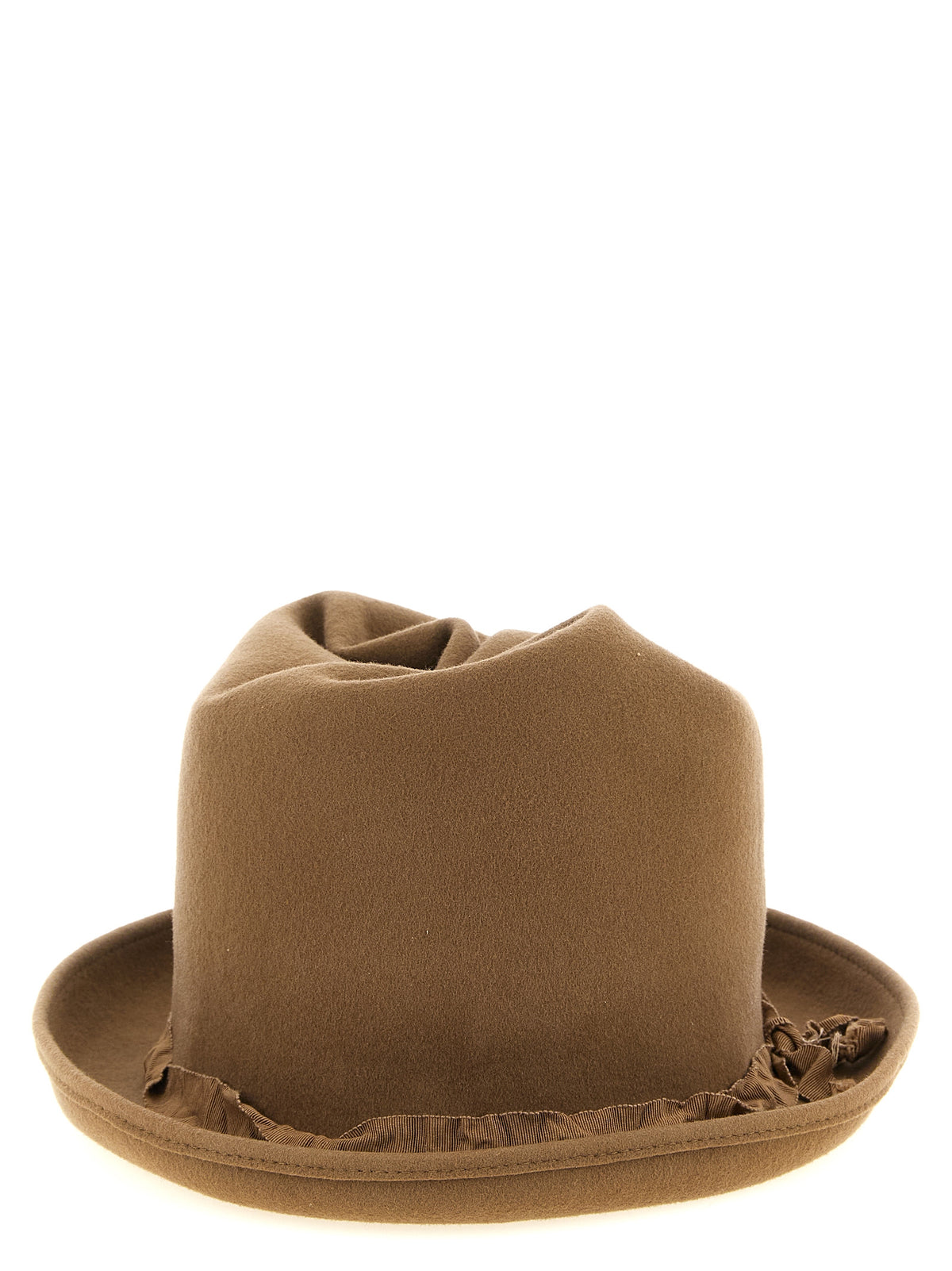 Yohji Yamamoto Beige Wollfedora