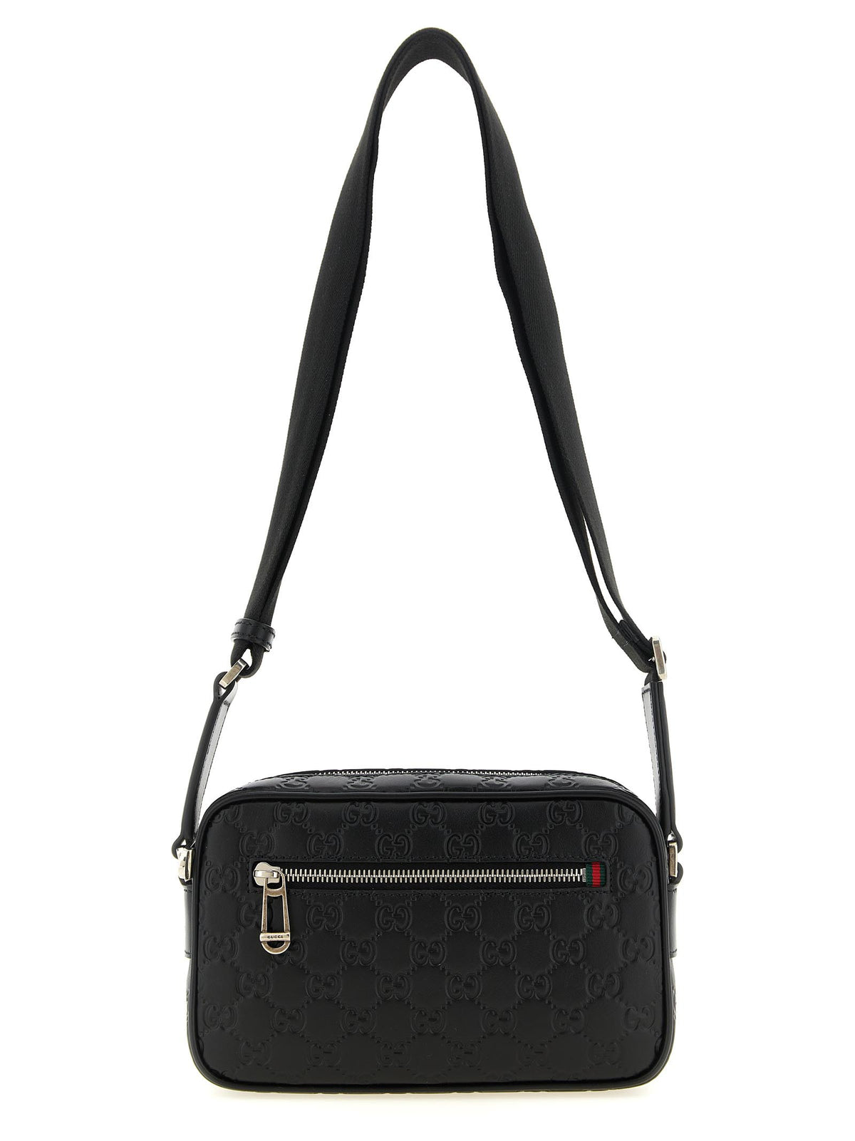 Gucci Schwarze Kalbsleder-Umhängetasche