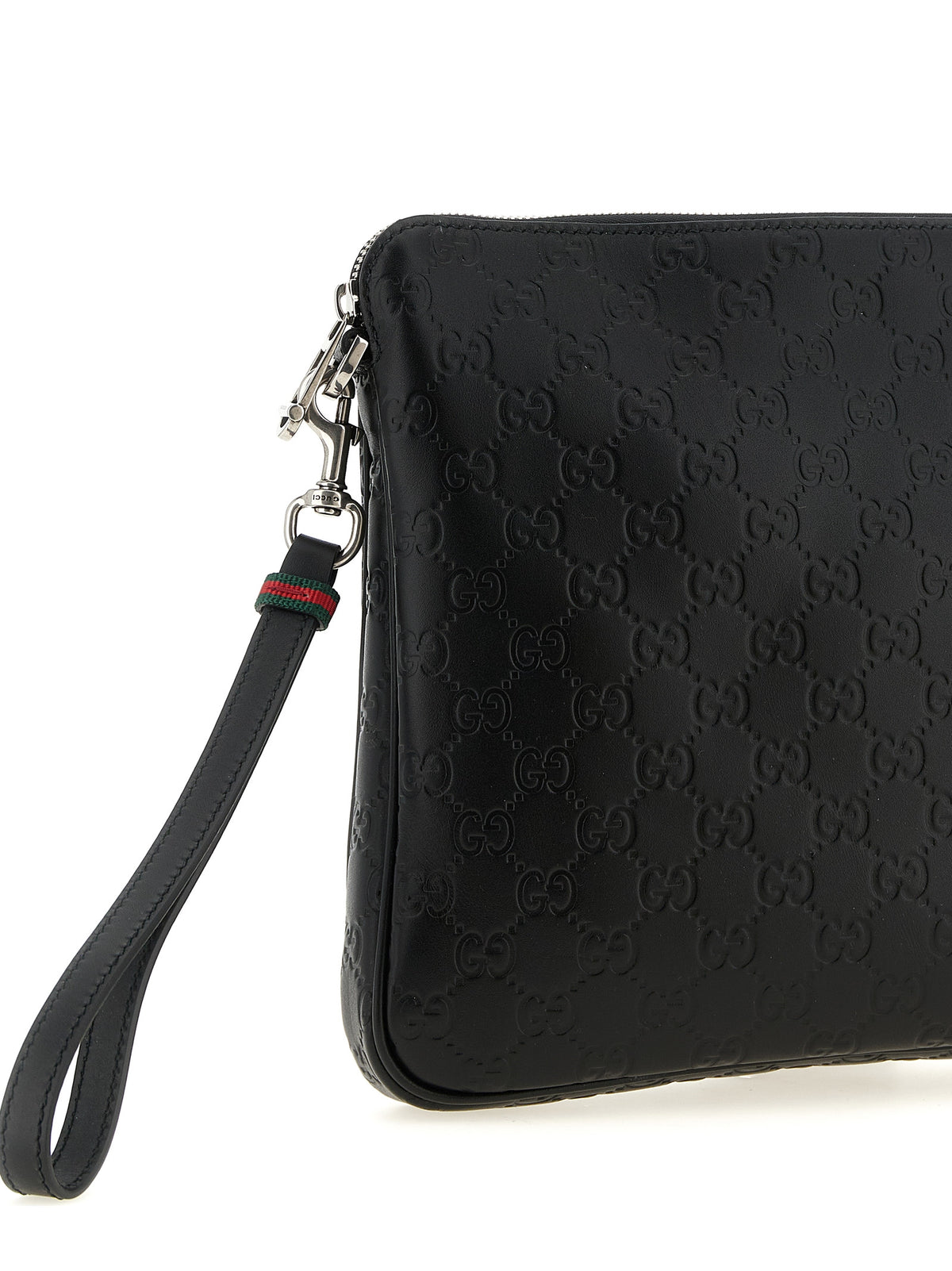 Gucci Schwarze Kalbsleder-Umhängetasche