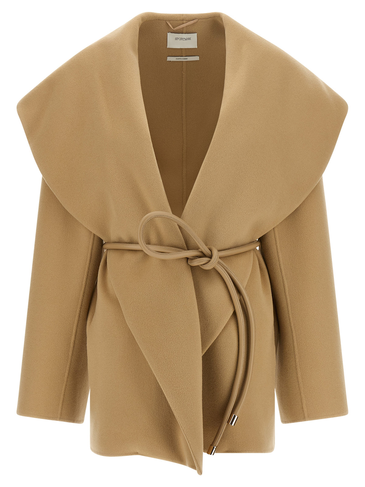 Sportmax Beiger Wollmantel