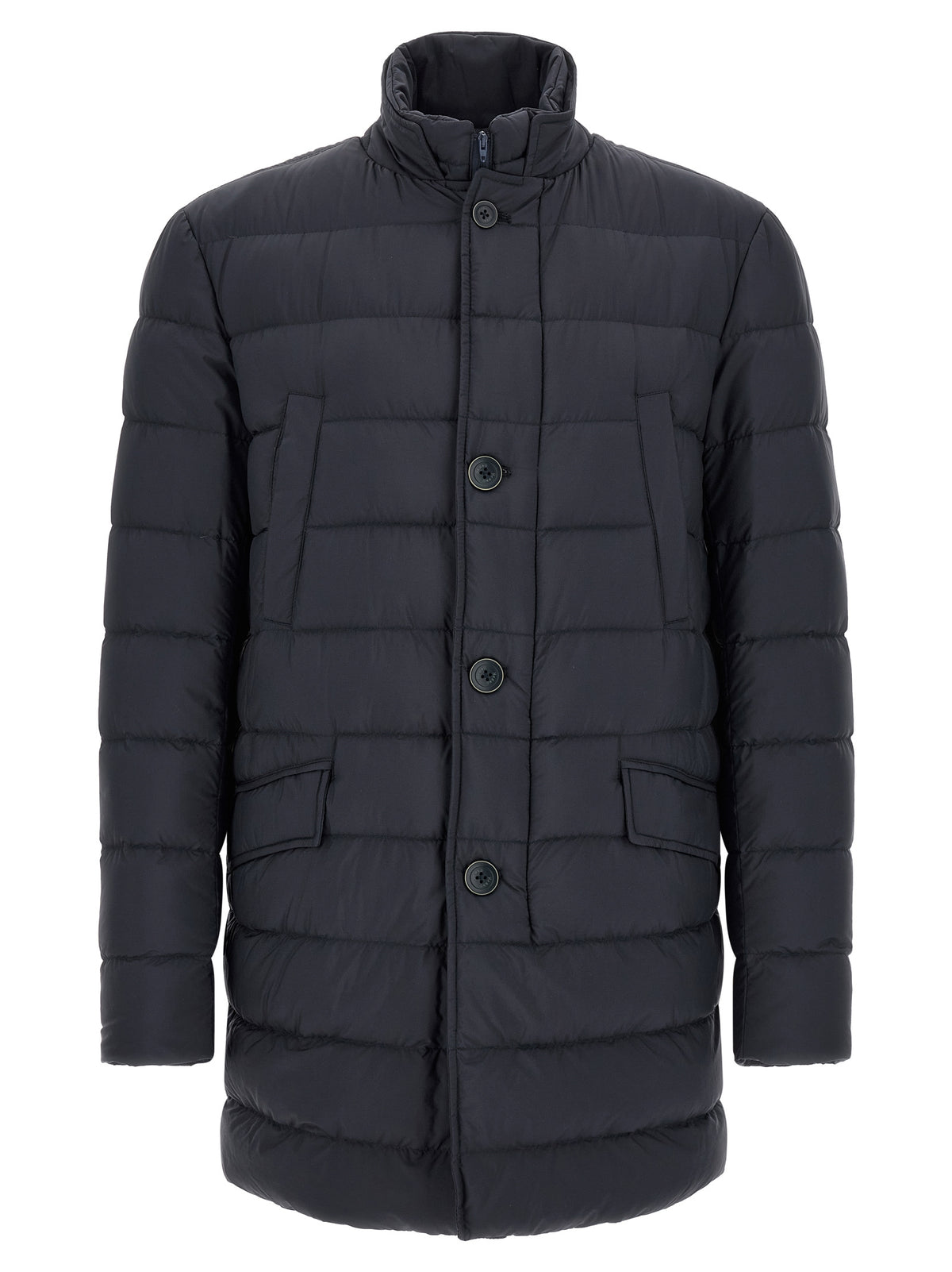 Herno Blauer Mantel aus Polyamid