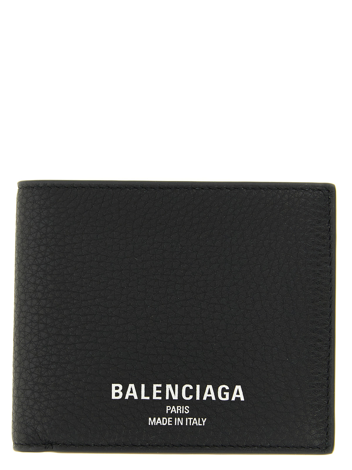 Balenciaga Schwarzes Kalbsleder Portemonnaie