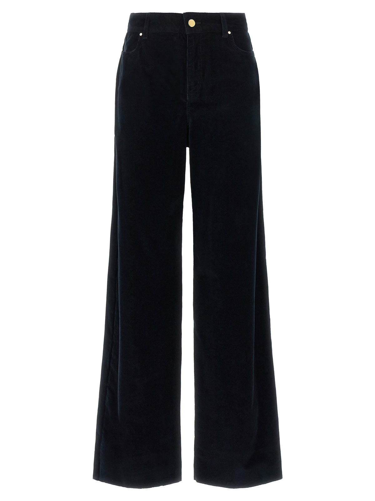 Max Mara Blaue Baumwoll-Freizeithose