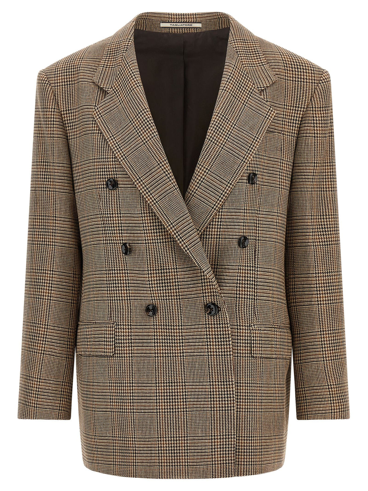 Tagliatore Brauner Polyester-Blazer