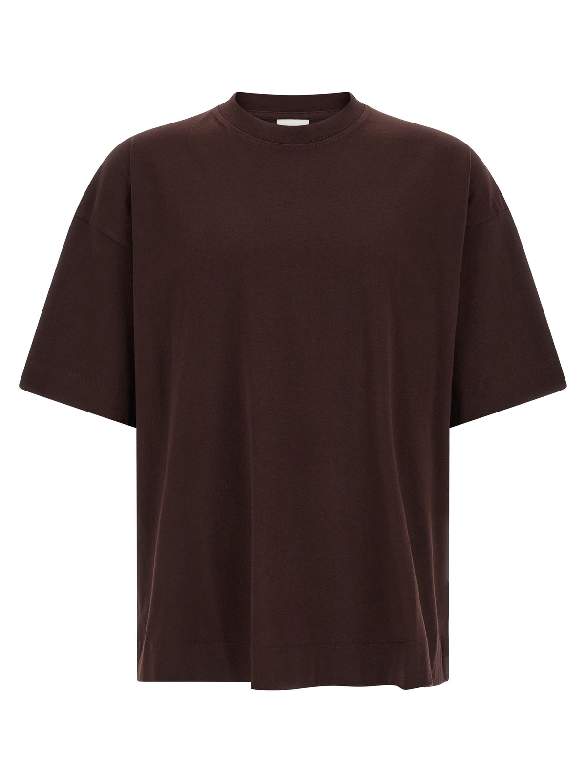 Dries Van Noten Bordeaux Baumwoll-T-Shirt