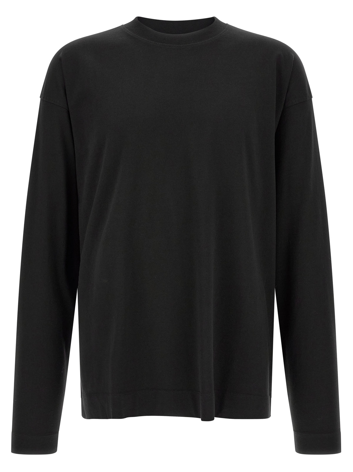 Dries Van Noten Schwarzes Baumwoll-T-Shirt
